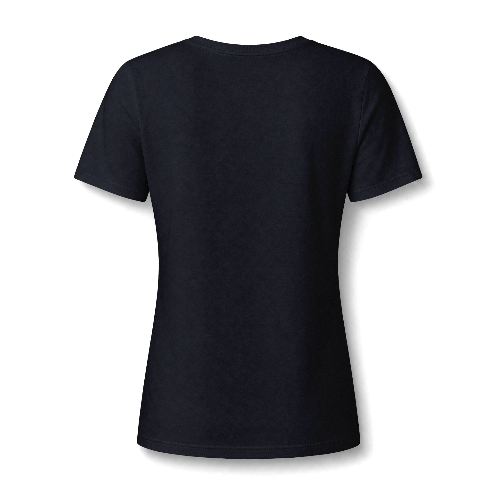 Cowgirl Boot Tee — Blue Floral Cowboy Boot with Bow V-Neck