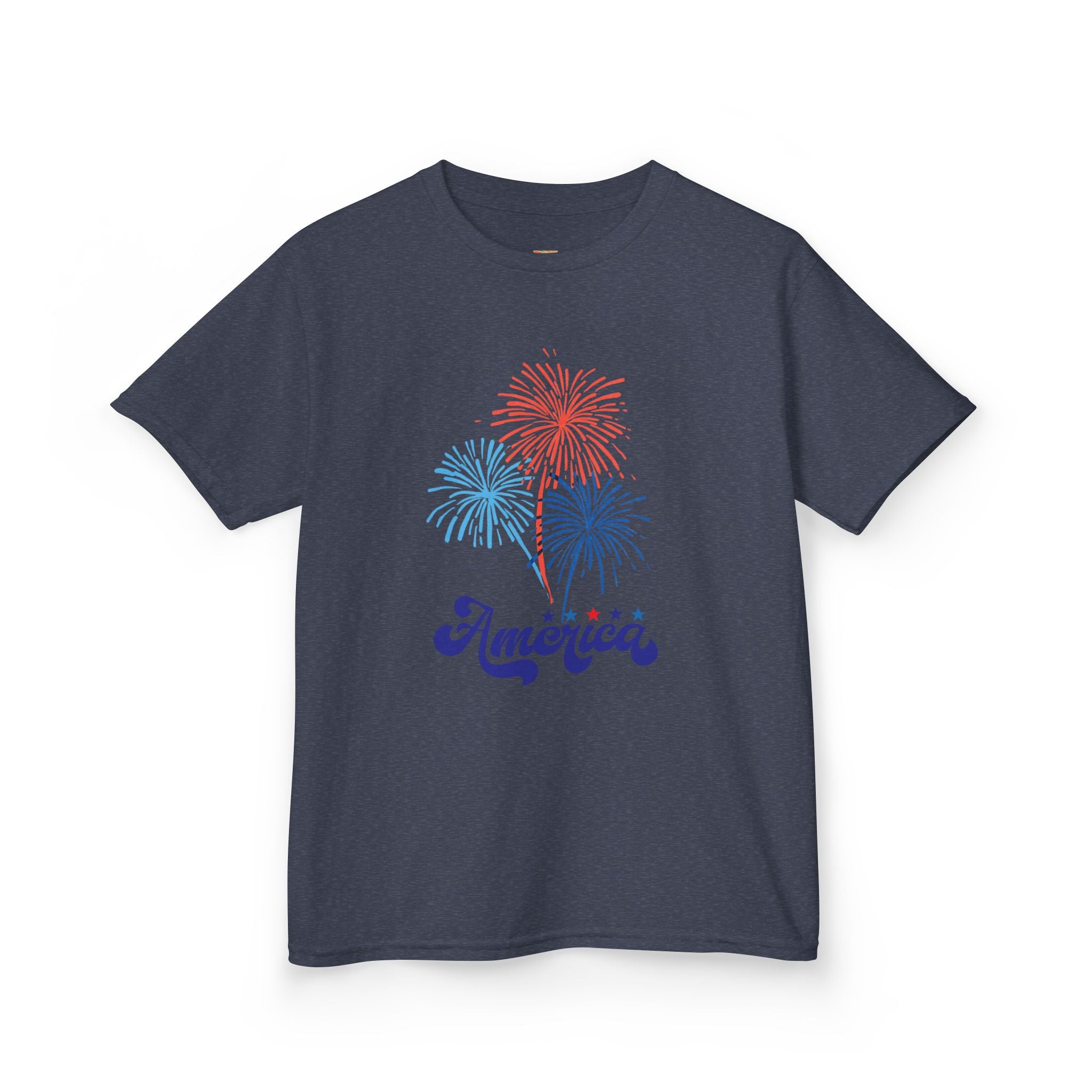 Kids Tee - 'America' Fireworks Patriotic Fourth of July Shirt