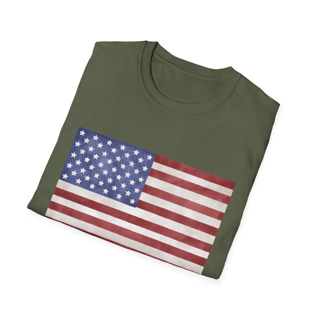 American Flag T-Shirt – "You’re a Grand Old Flag" Vintage Patriotic Tee