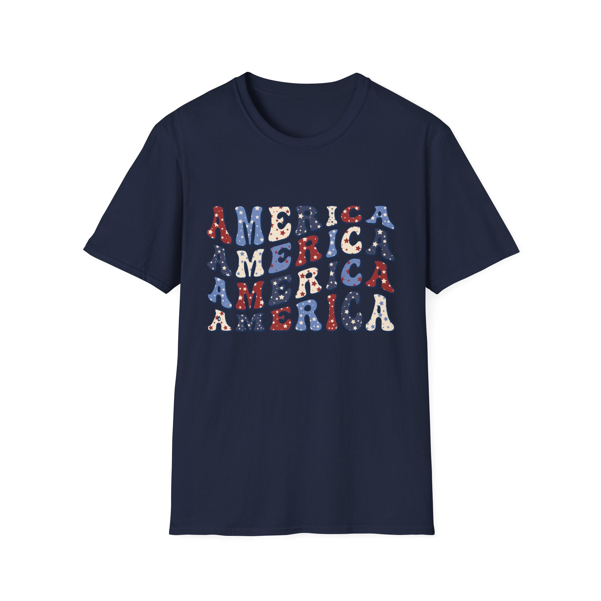 America Unisex Softstyle t-shirt