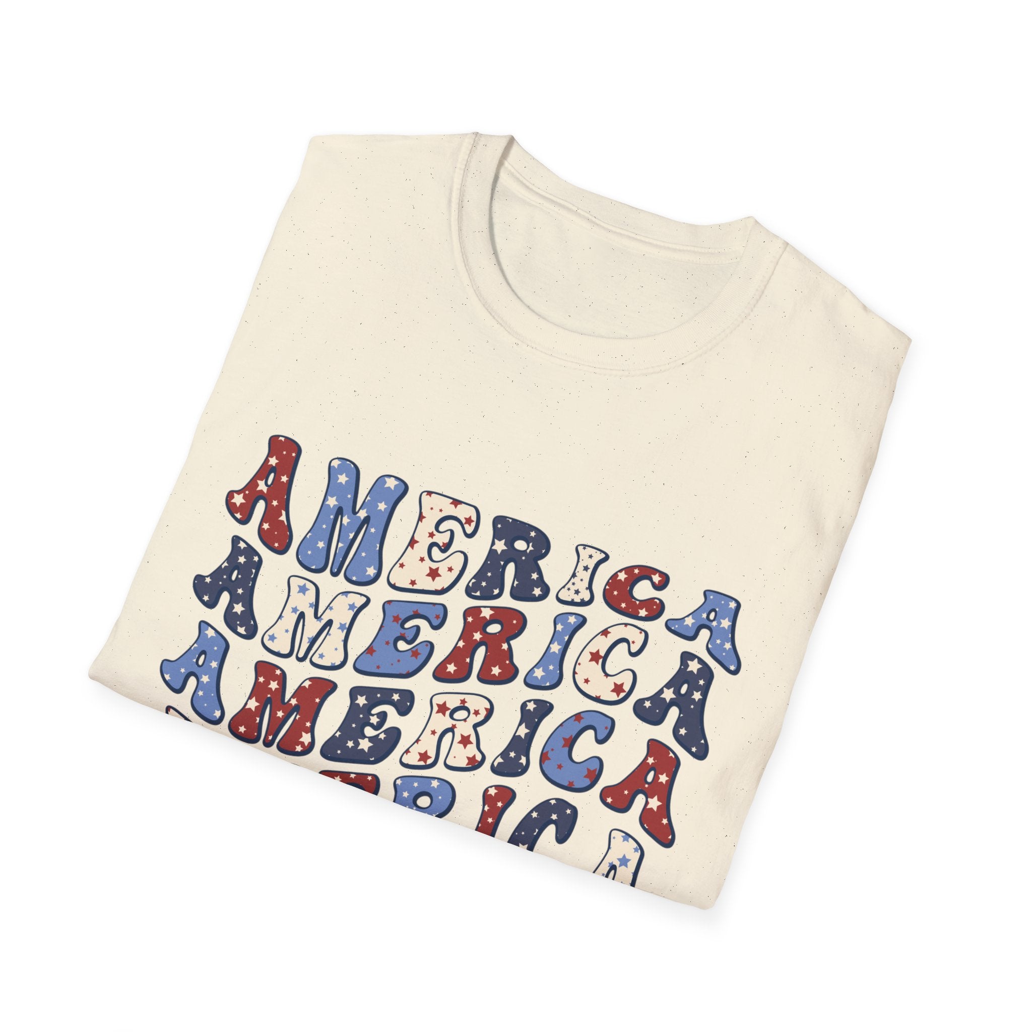 America Unisex Softstyle t-shirt