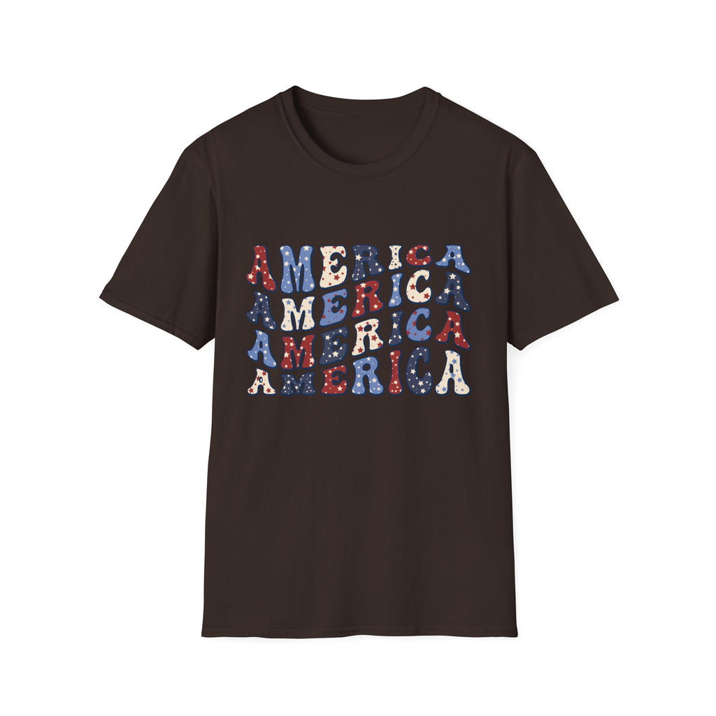 America Unisex Softstyle t-shirt