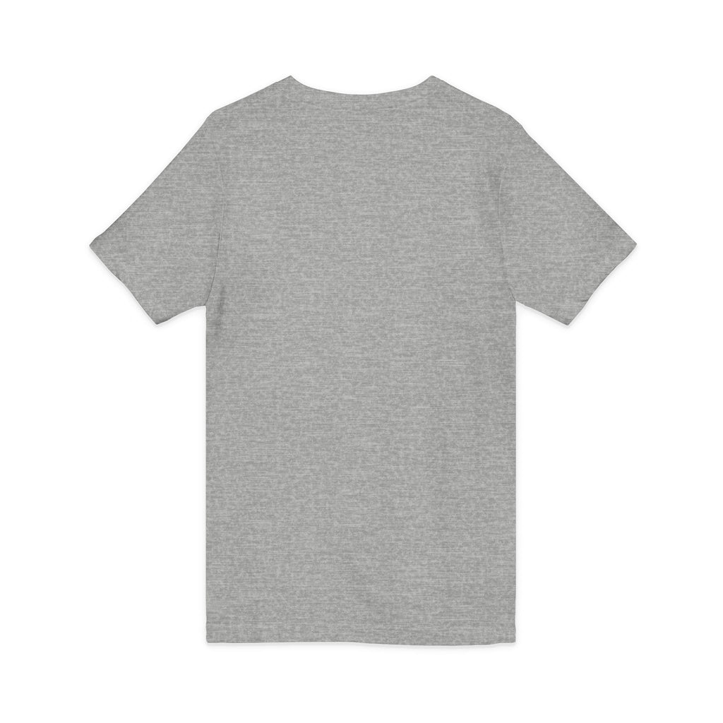 Baseball Silhouette V-Neck Tee — Vintage Script Baseball Players Shirt