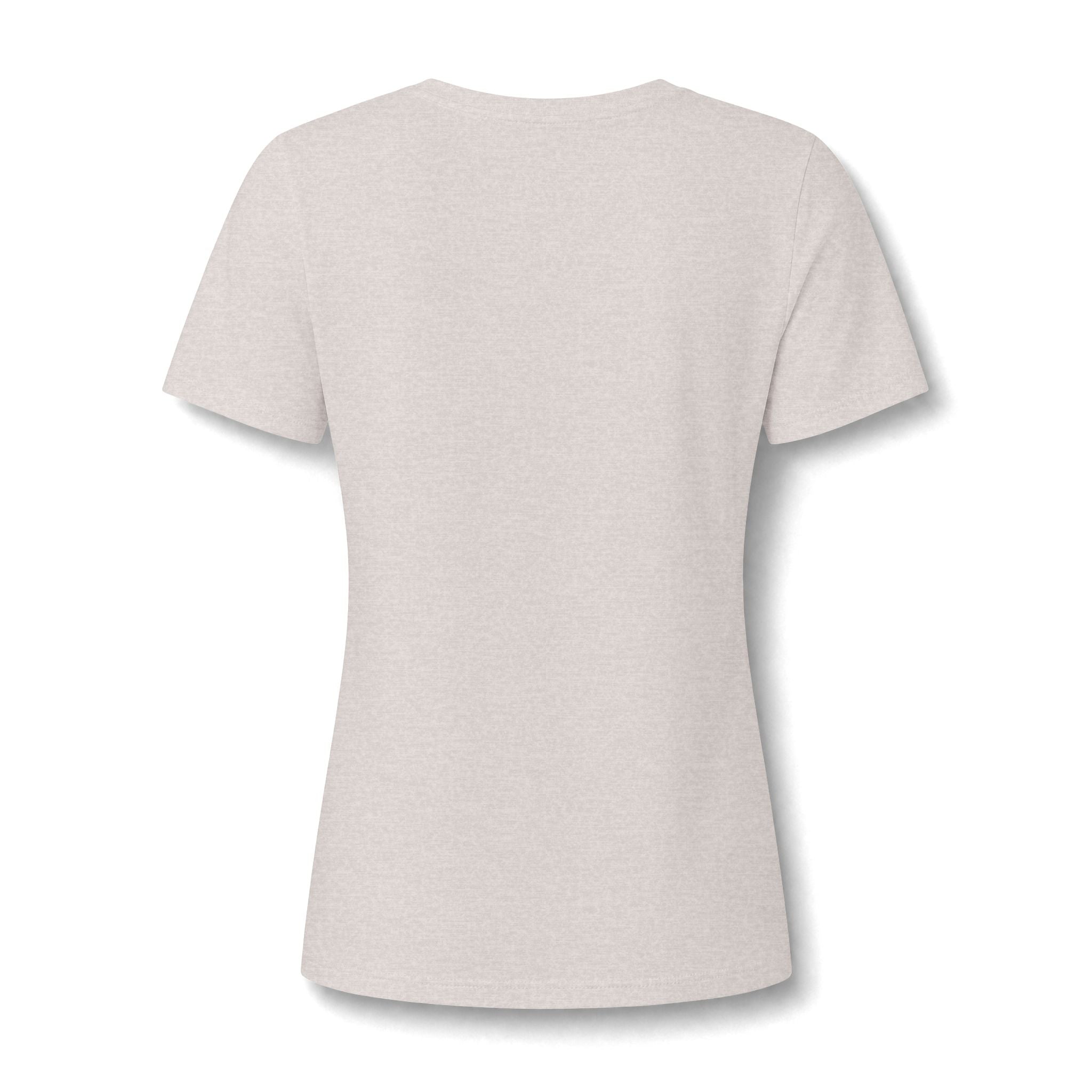 Cowgirl Boot Tee — Blue Floral Cowboy Boot with Bow V-Neck