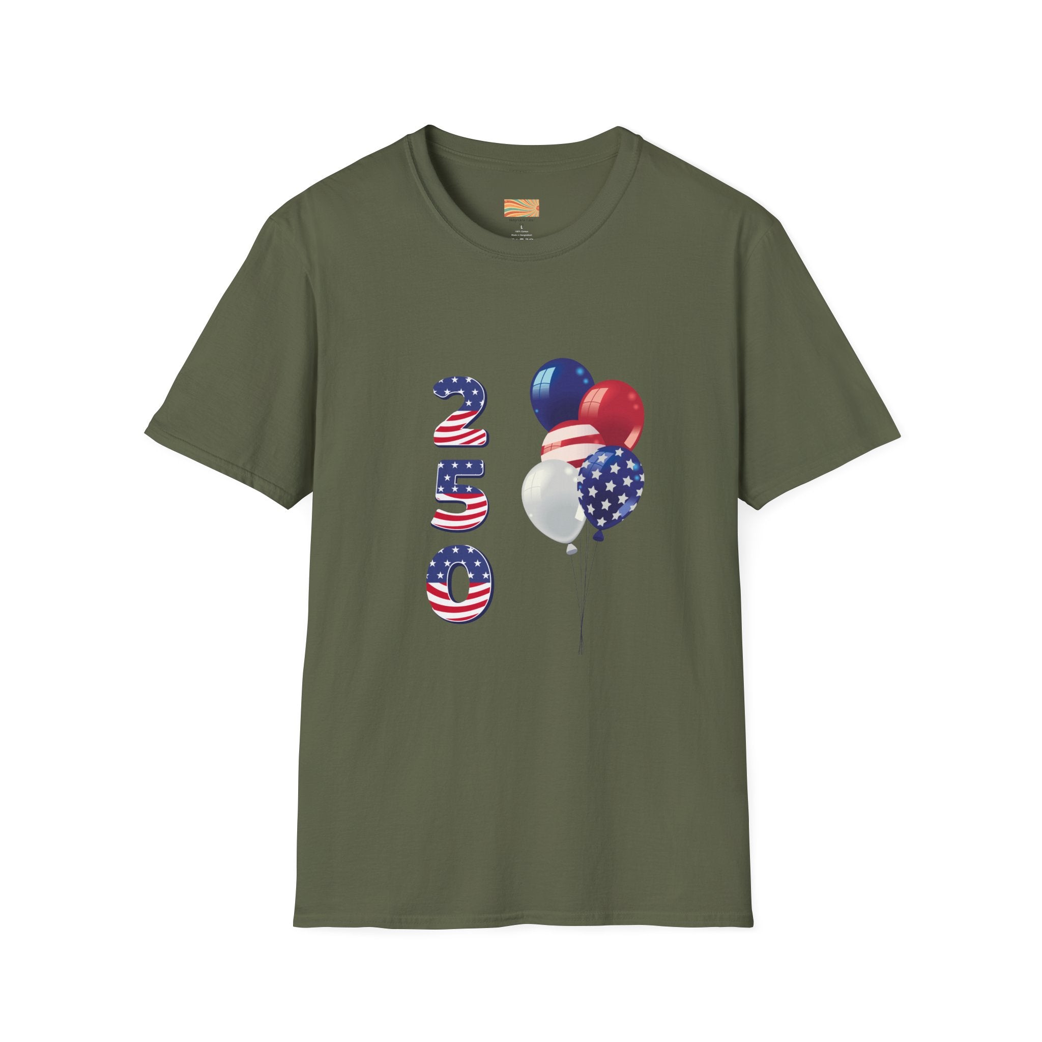 250th balloons Unisex Softstyle T-Shirt