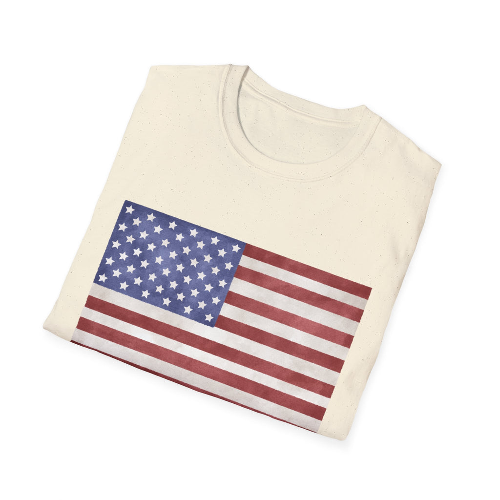American Flag T-Shirt – "You’re a Grand Old Flag" Vintage Patriotic Tee