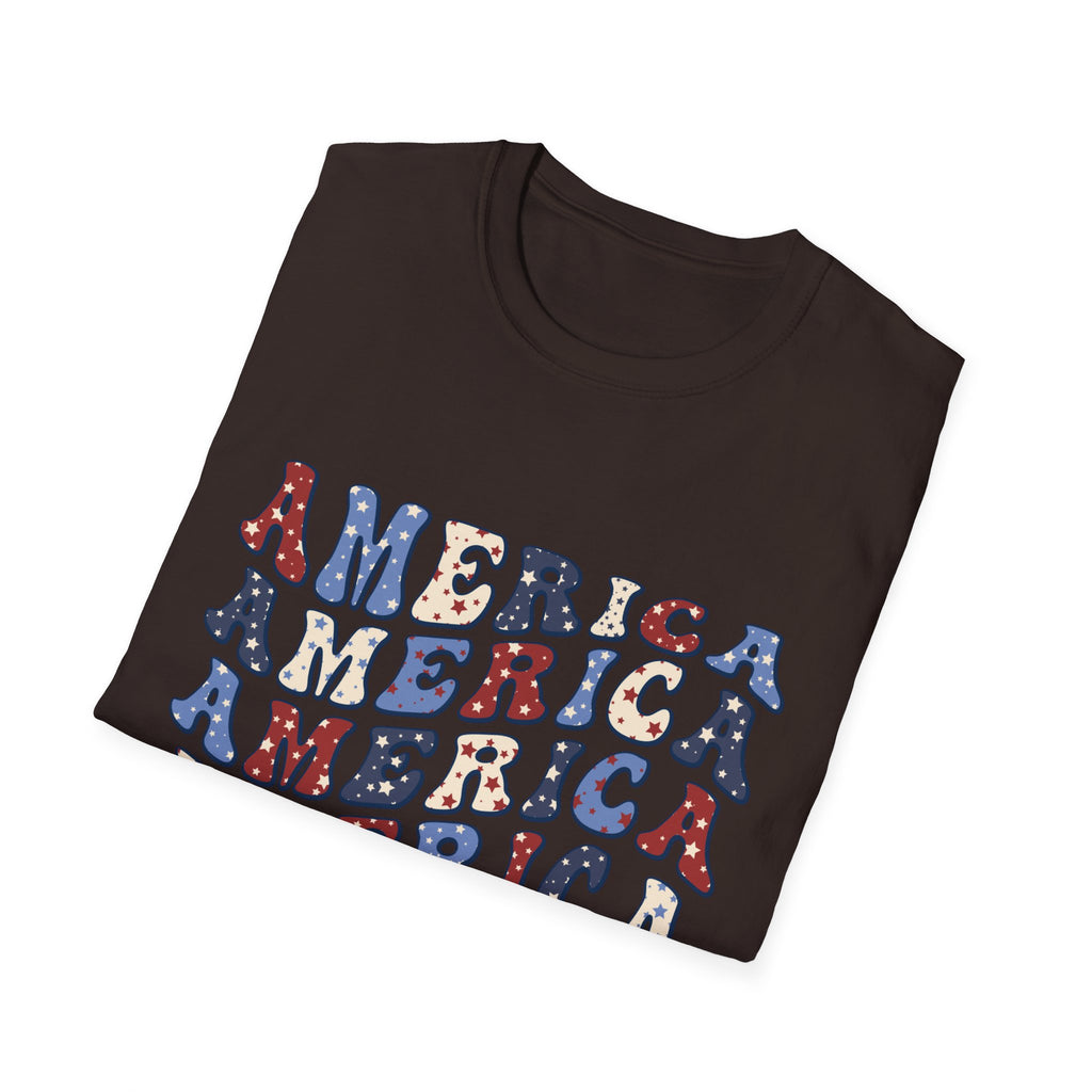 America Unisex Softstyle t-shirt