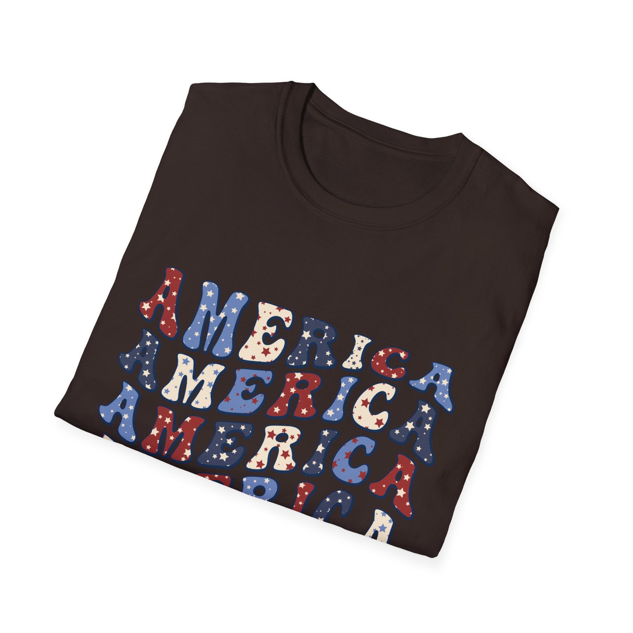 America Unisex Softstyle t-shirt