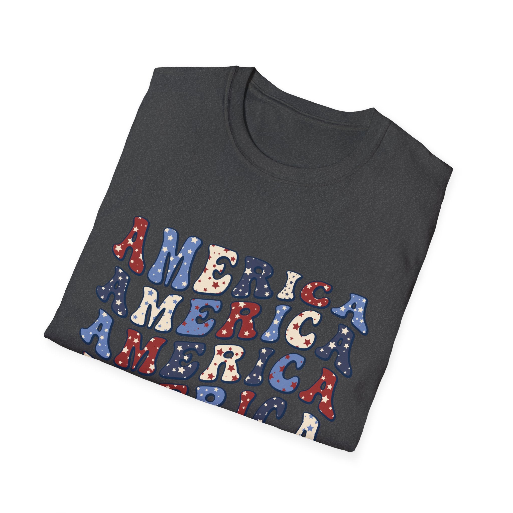 America Unisex Softstyle t-shirt