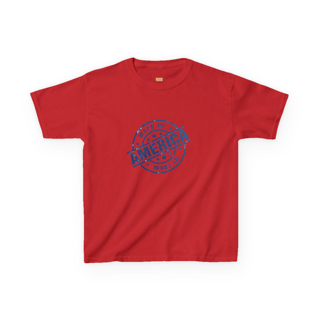 Kids T-Shirt — "Made in America" Vintage Stamp Tee