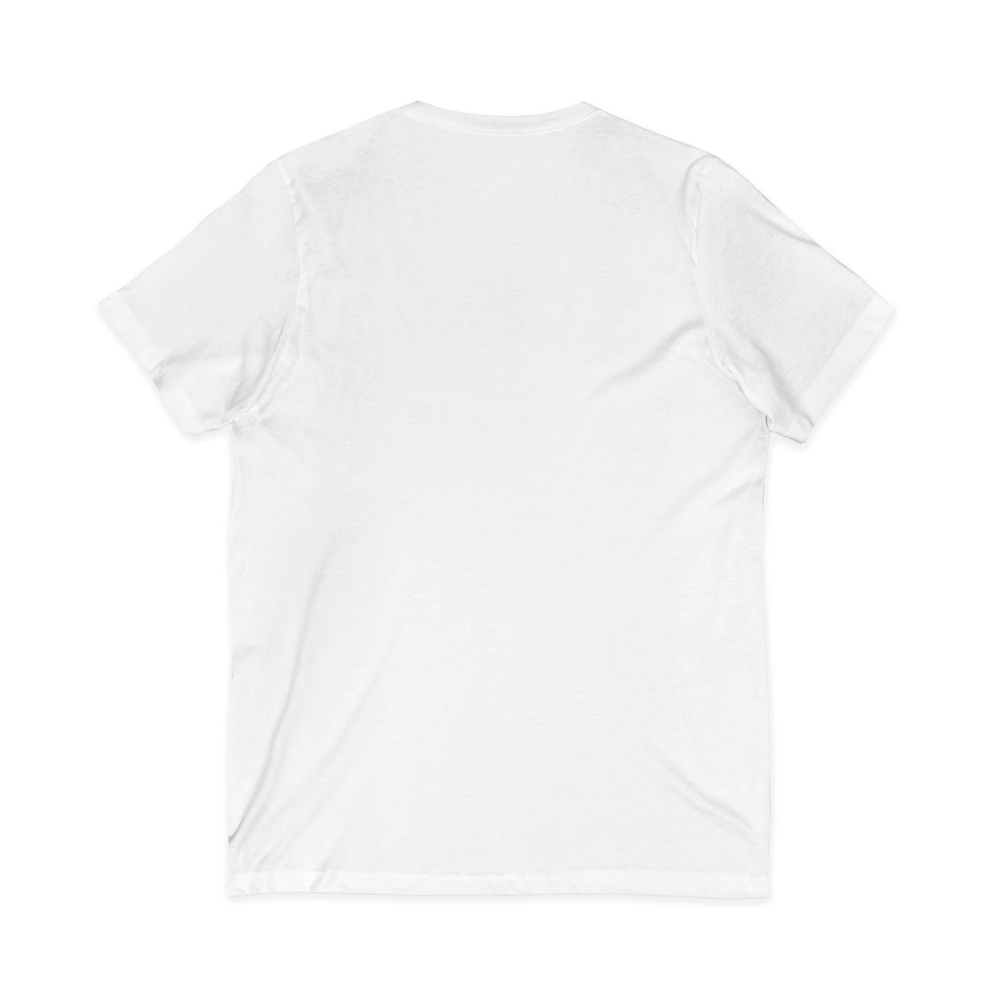 Baseball Mom V-Neck Tee — Heart & Baseball Graphic