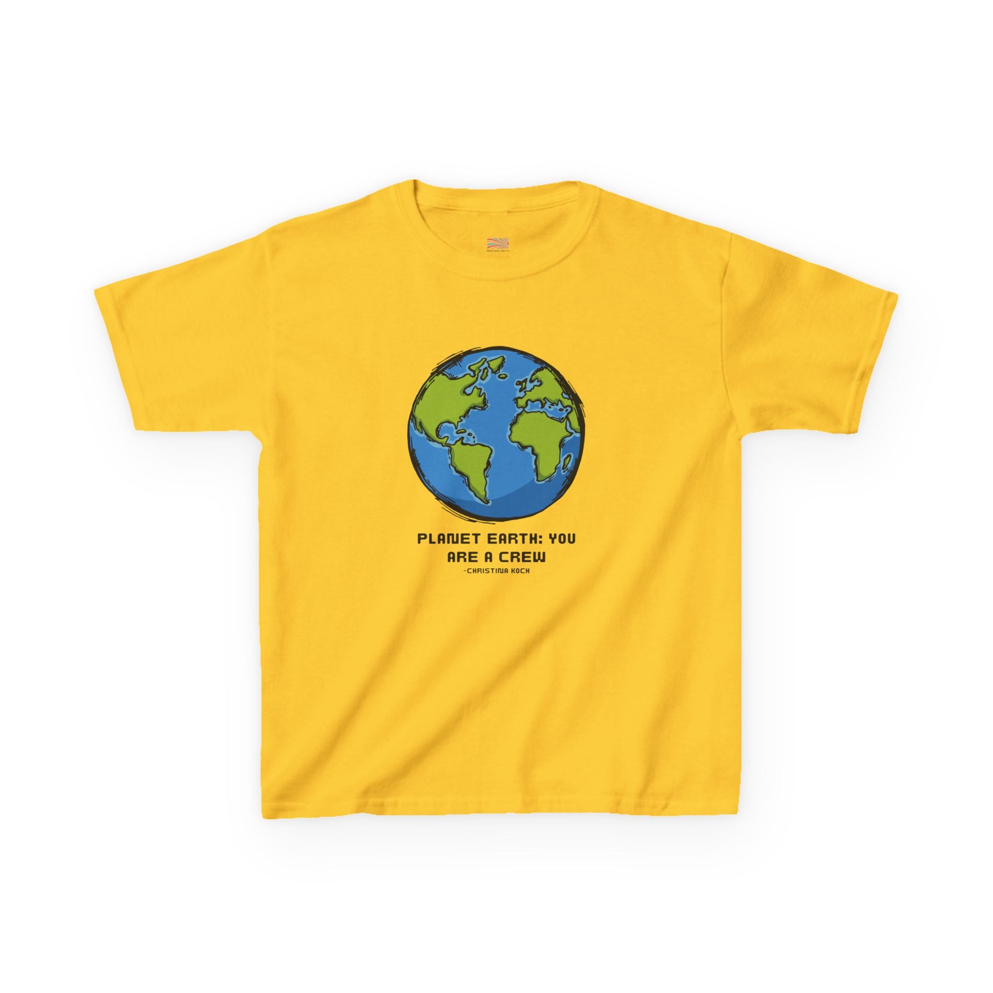 Kids Tee — Cute Earth Graphic “Please Earth You Are A Crisis” Environmental Shirt