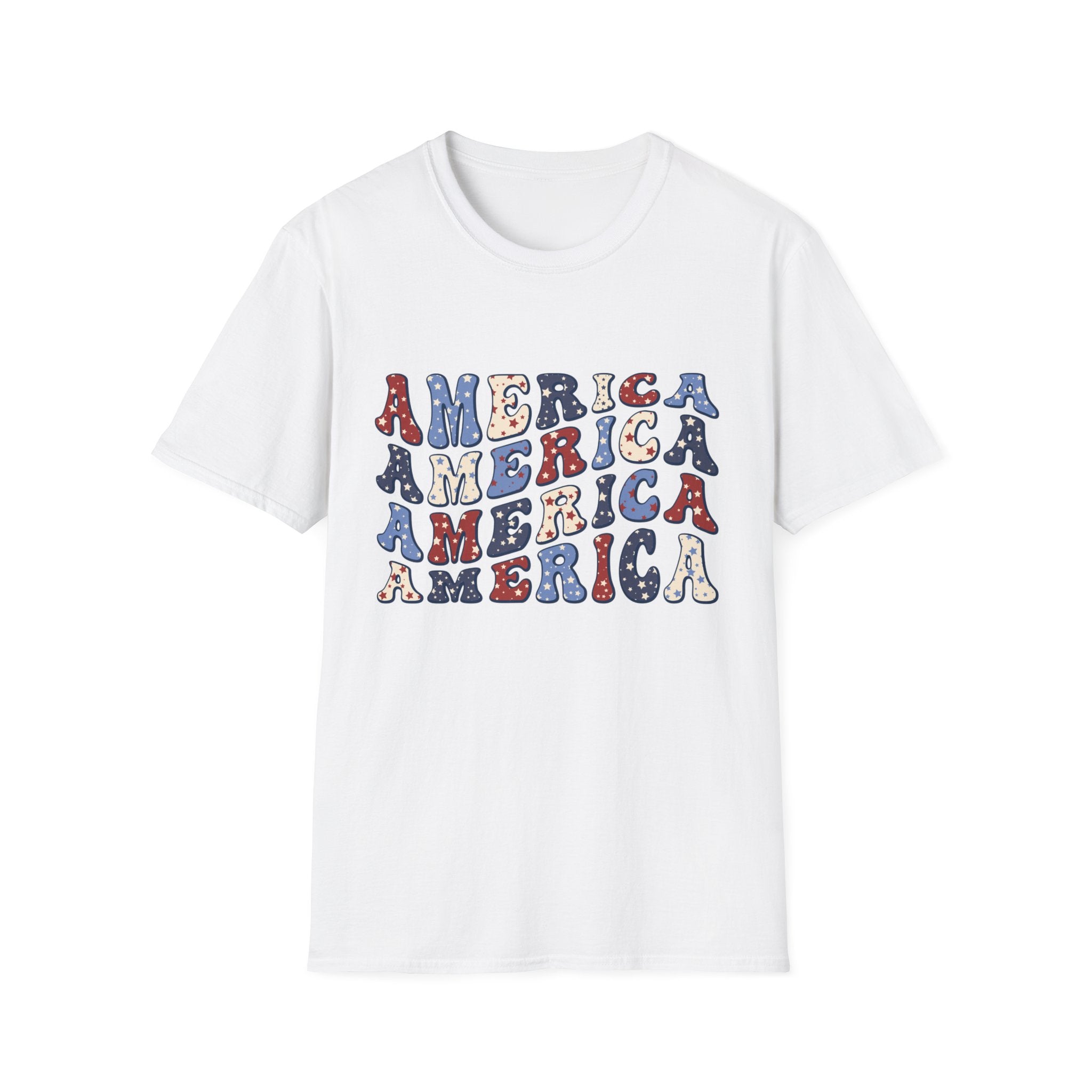 America Unisex Softstyle t-shirt