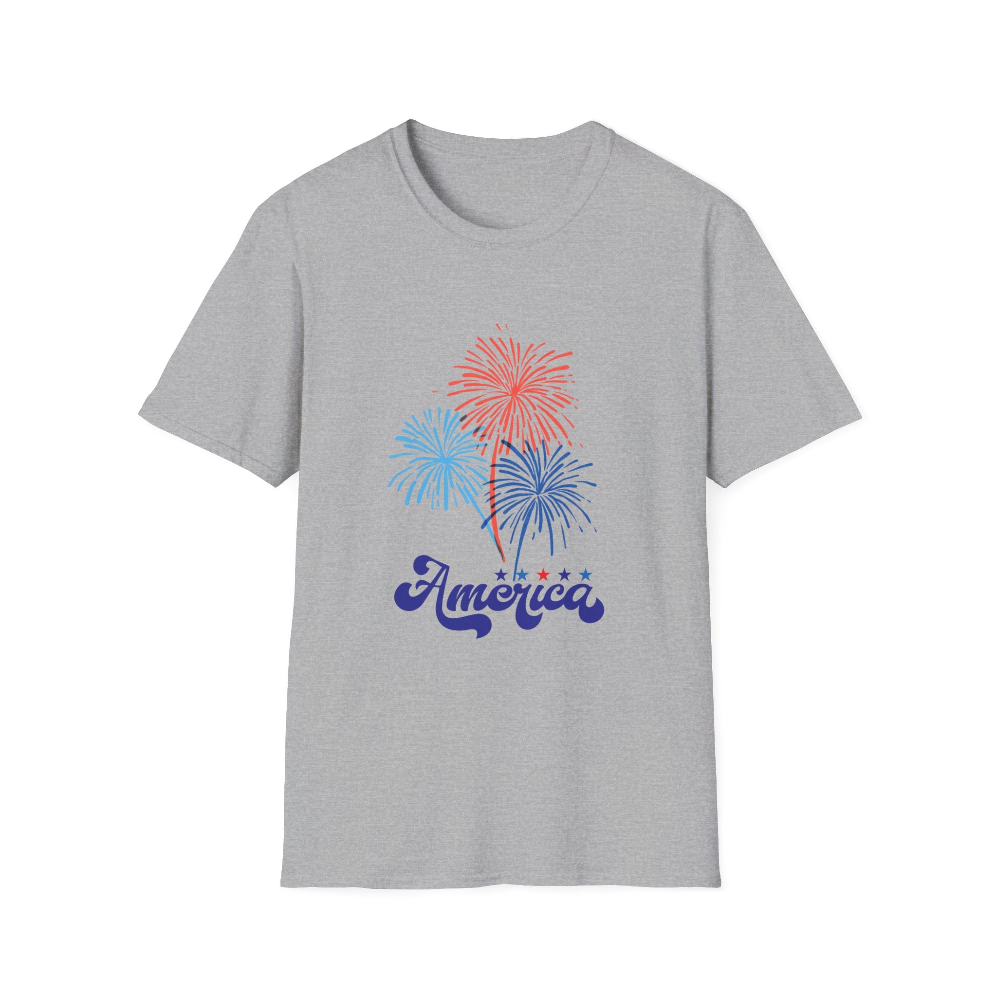America Fireworks T-Shirt – Patriotic 4th of July Tee