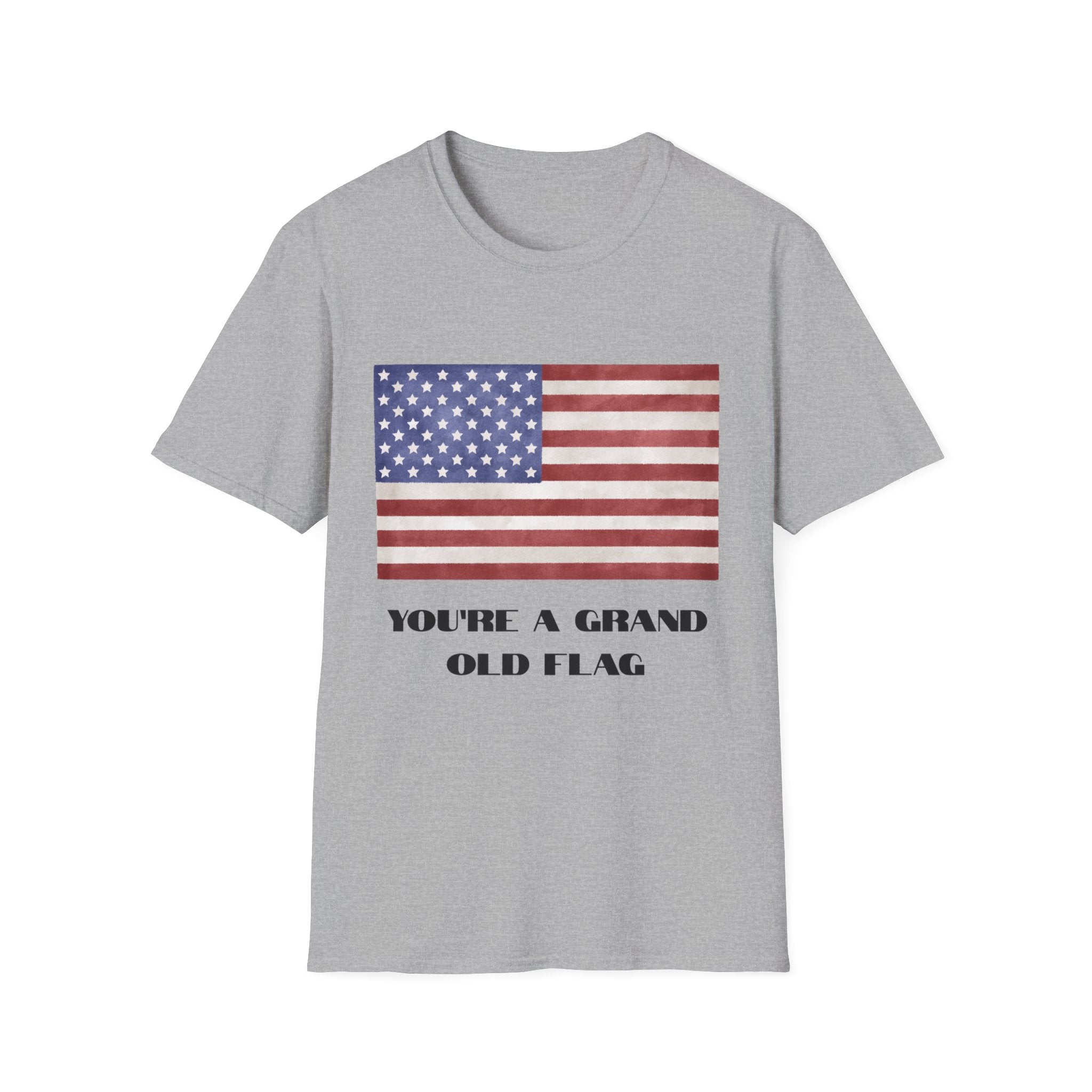 American Flag T-Shirt – "You’re a Grand Old Flag" Vintage Patriotic Tee