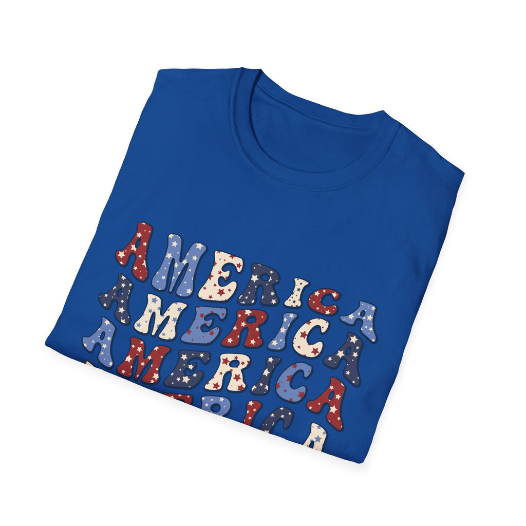 America Unisex Softstyle t-shirt