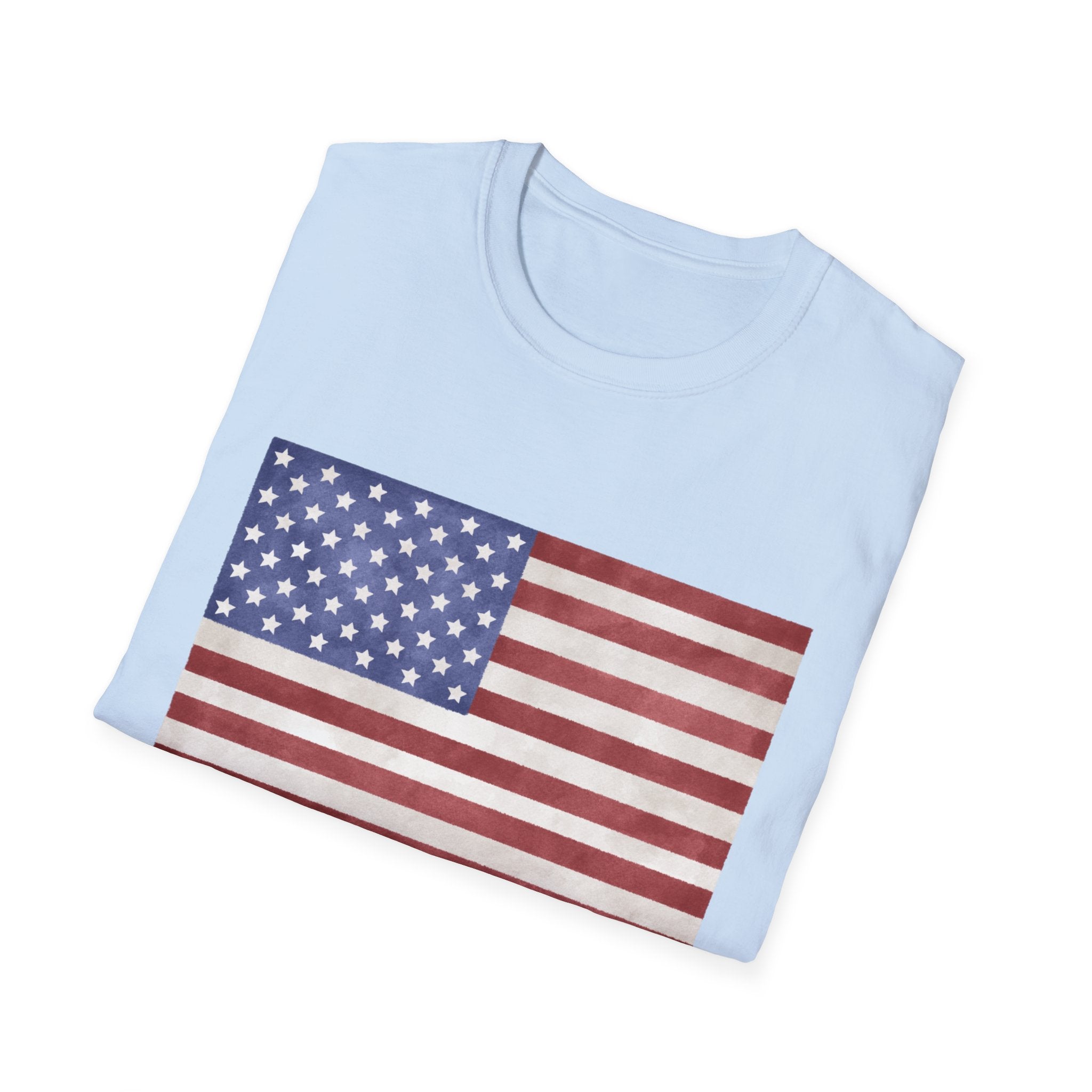 American Flag T-Shirt – "You’re a Grand Old Flag" Vintage Patriotic Tee