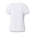 Women's V‑Neck Skull Tee — Western Cow Skull Graphic
