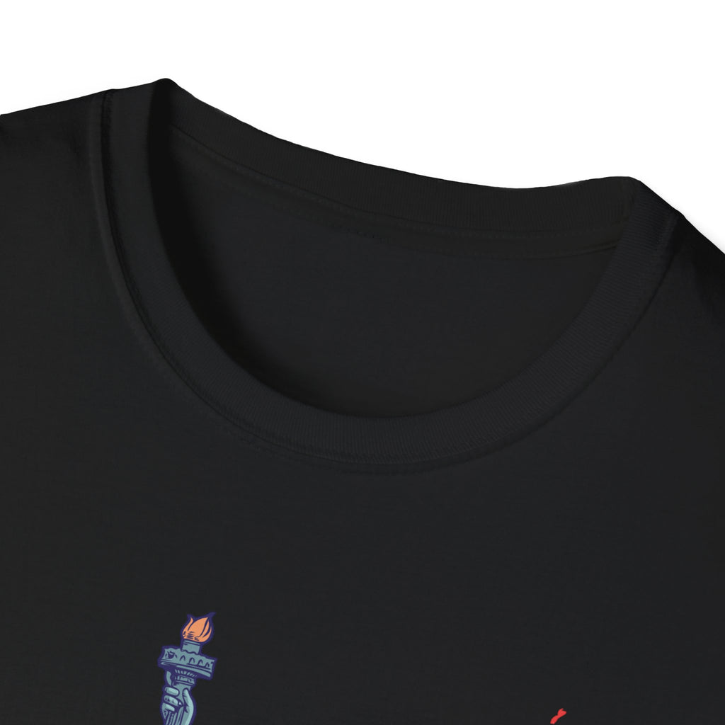 Statue of Liberty American Flag T-Shirt — Patriotic USA Independence Day Tee
