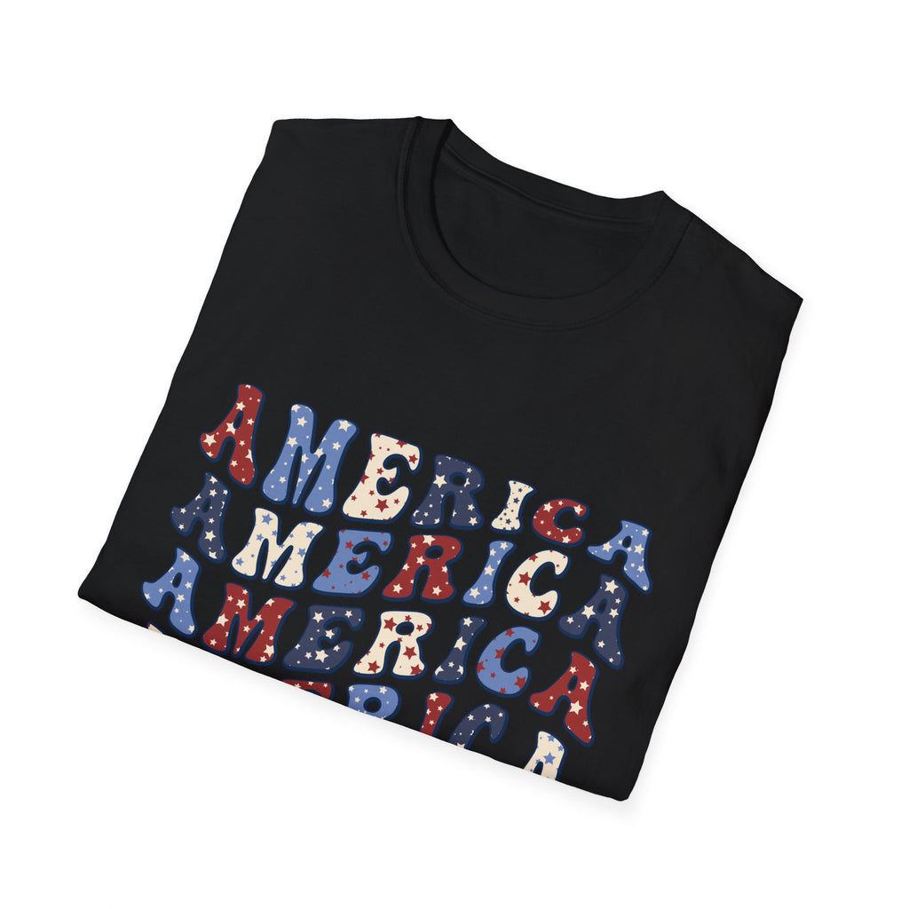 America Unisex Softstyle t-shirt