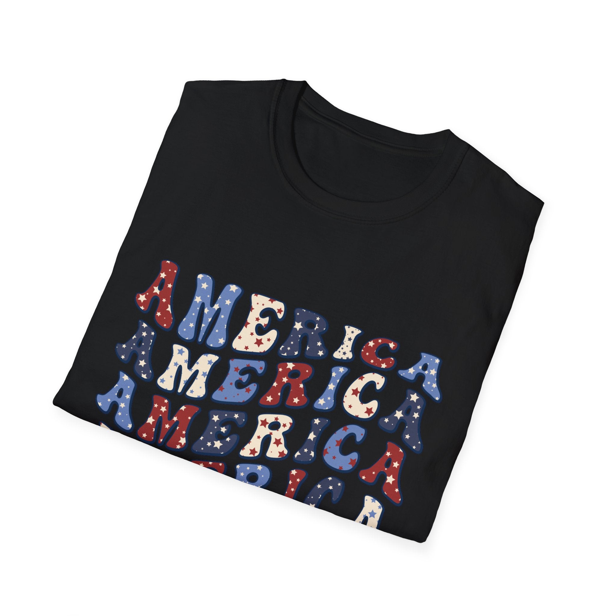America Unisex Softstyle t-shirt