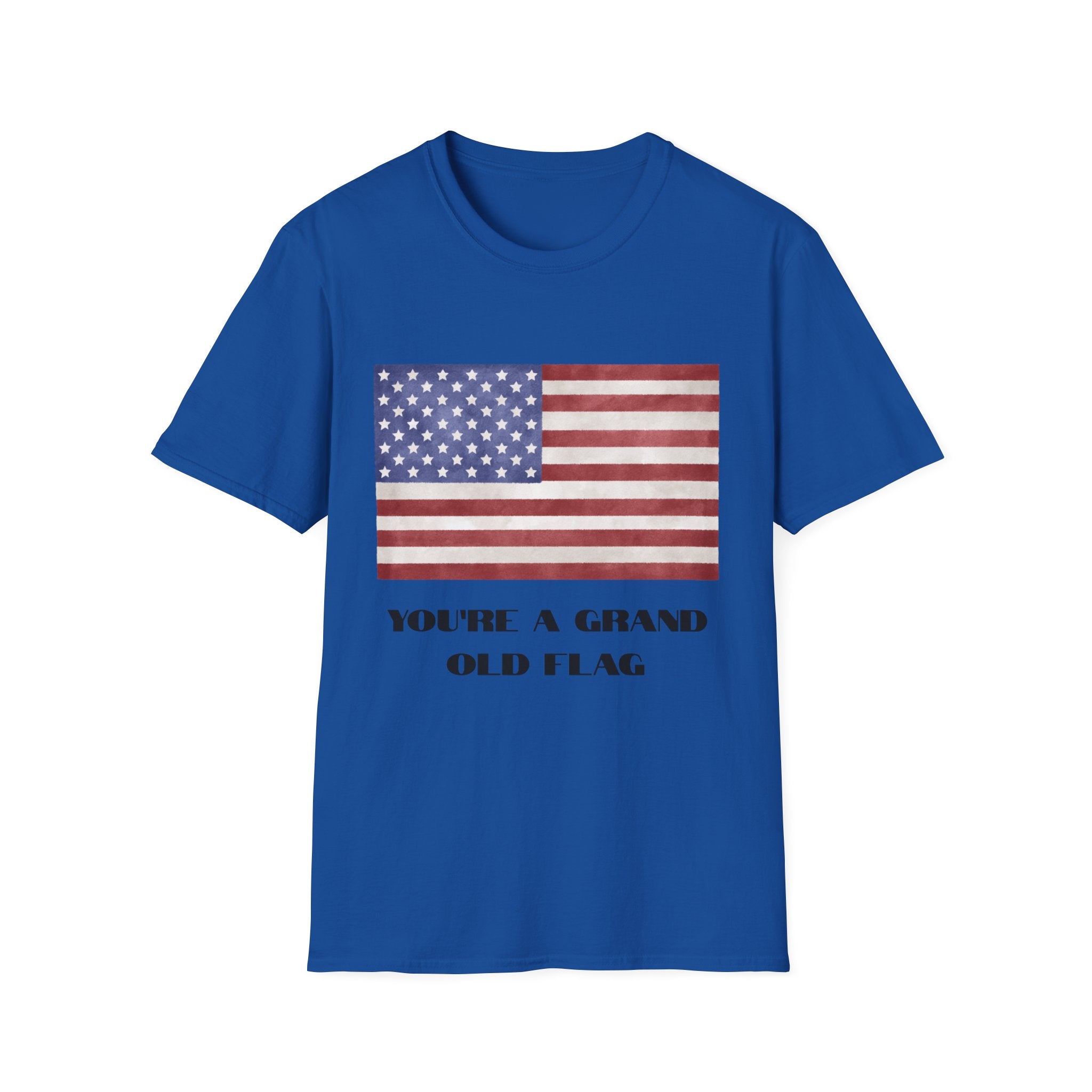 American Flag T-Shirt – "You’re a Grand Old Flag" Vintage Patriotic Tee