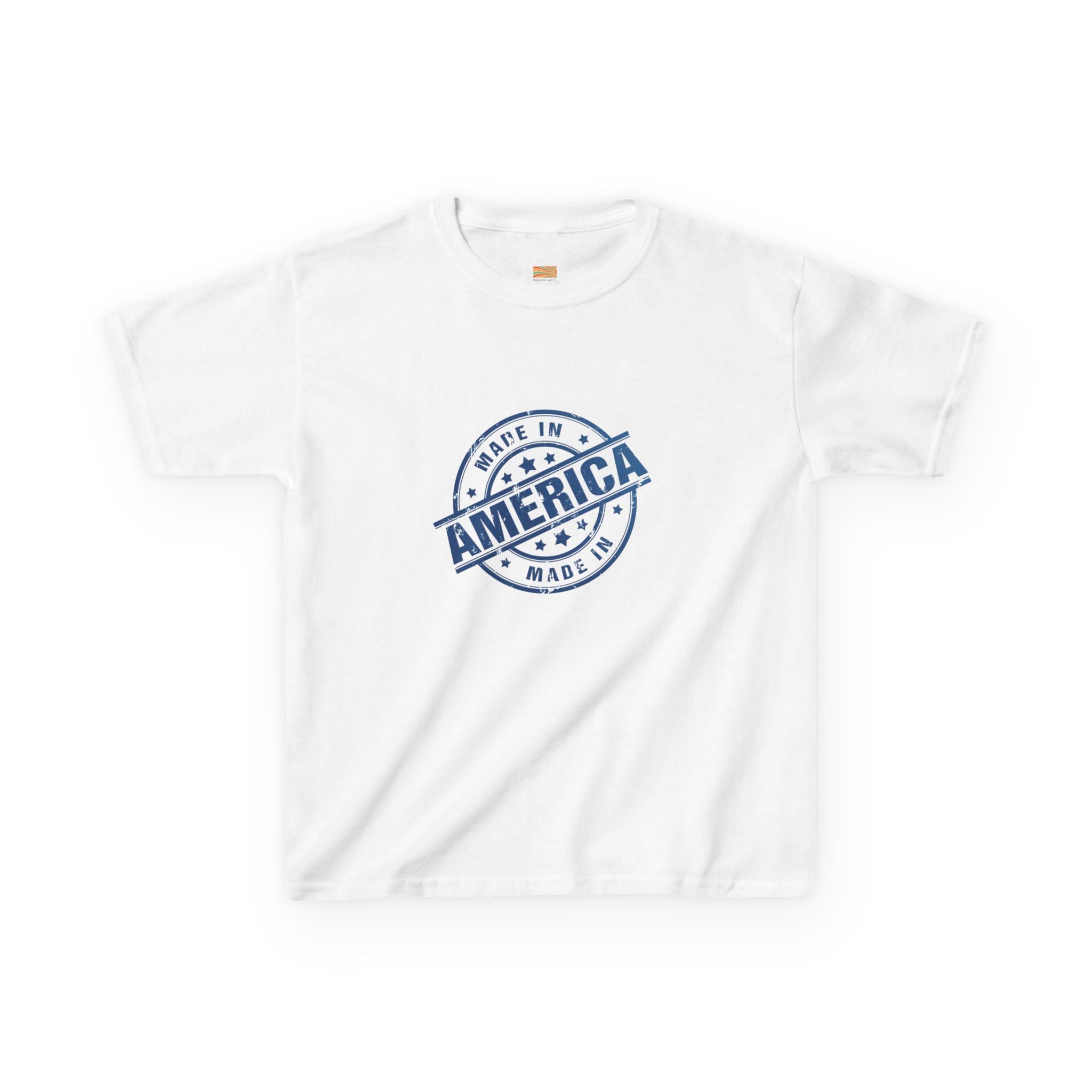 Kids T-Shirt — "Made in America" Vintage Stamp Tee