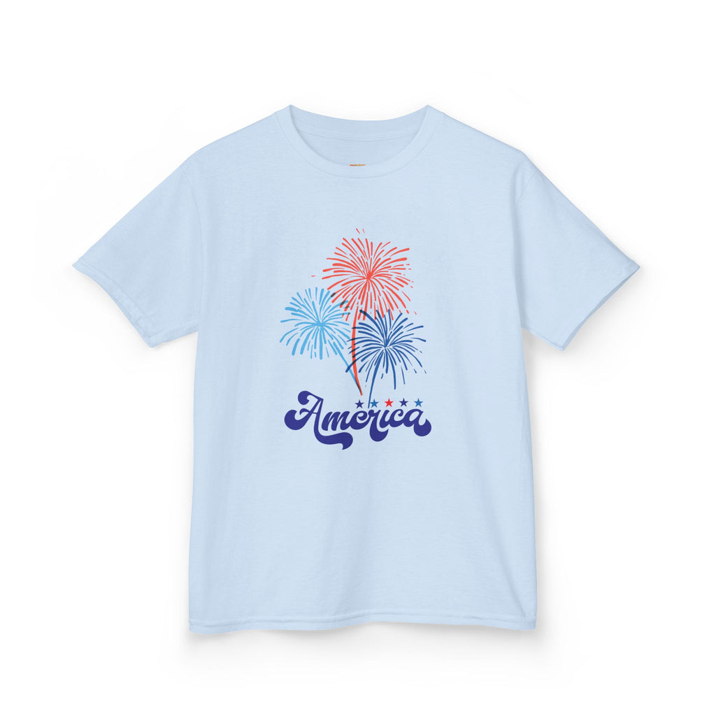 Kids Tee - 'America' Fireworks Patriotic Fourth of July Shirt