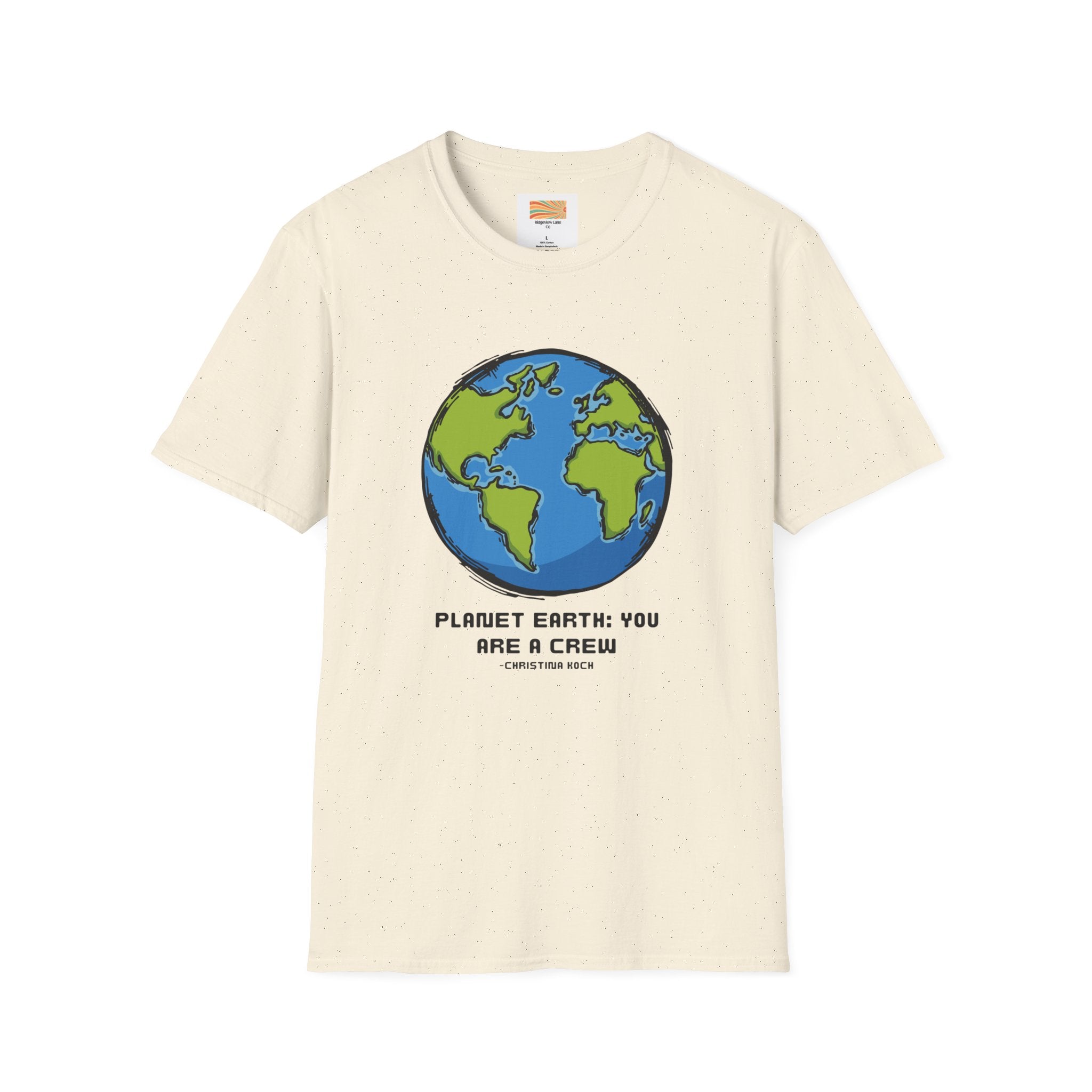 Earth Crew T‑Shirt — Planet Earth Graphic Tee (“Planet Earth: You Are A Crew”)