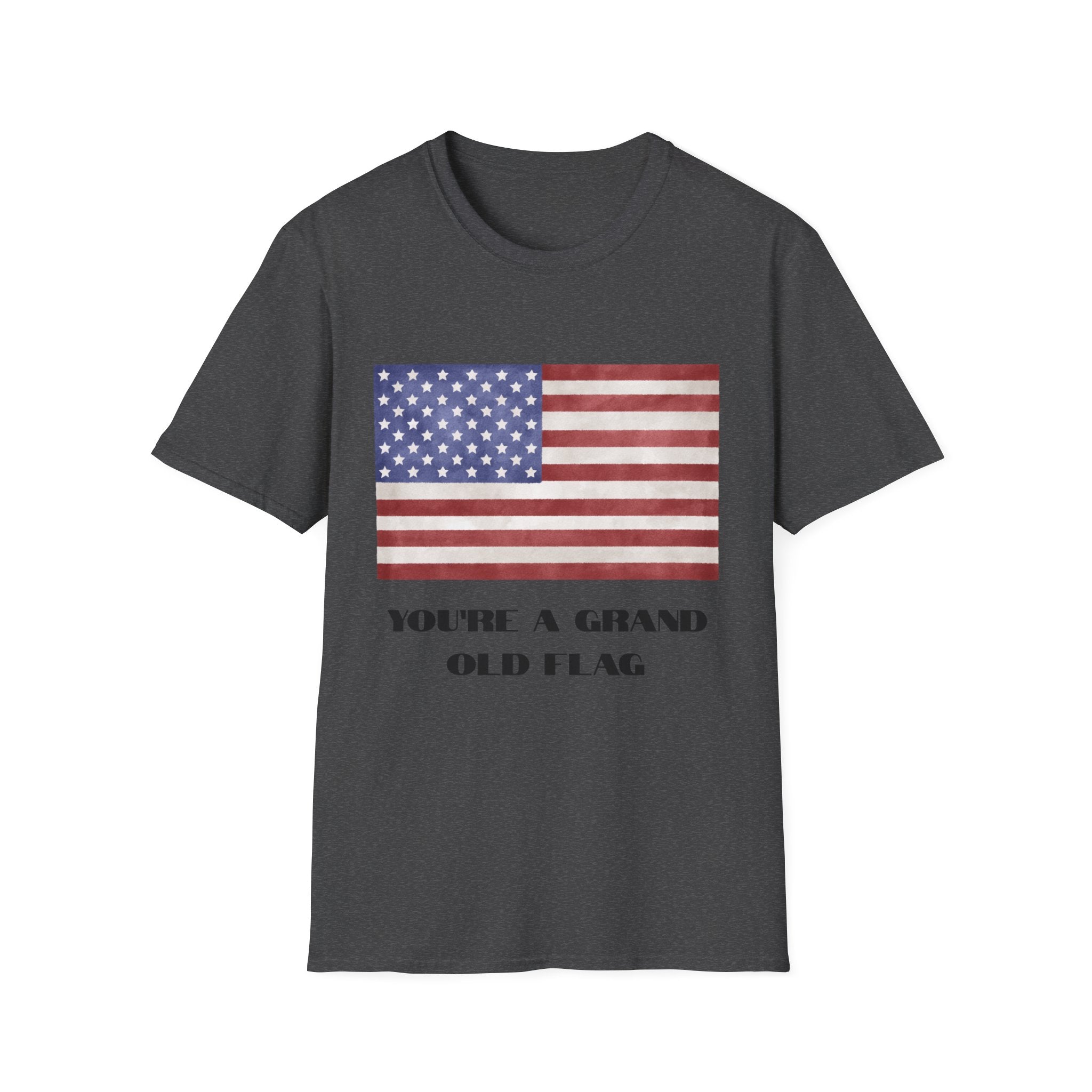 American Flag T-Shirt – "You’re a Grand Old Flag" Vintage Patriotic Tee