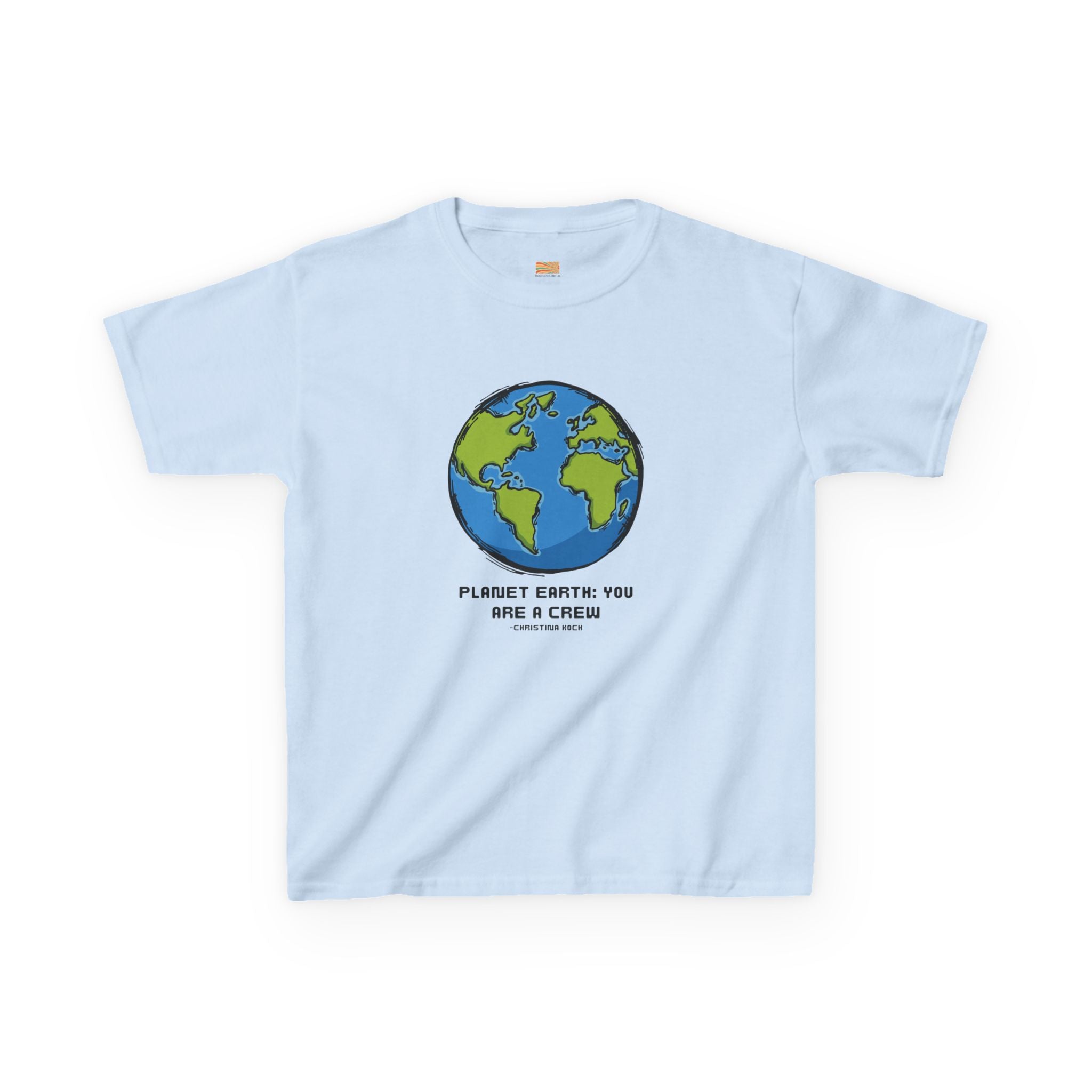Kids Tee — Cute Earth Graphic “Please Earth You Are A Crisis” Environmental Shirt
