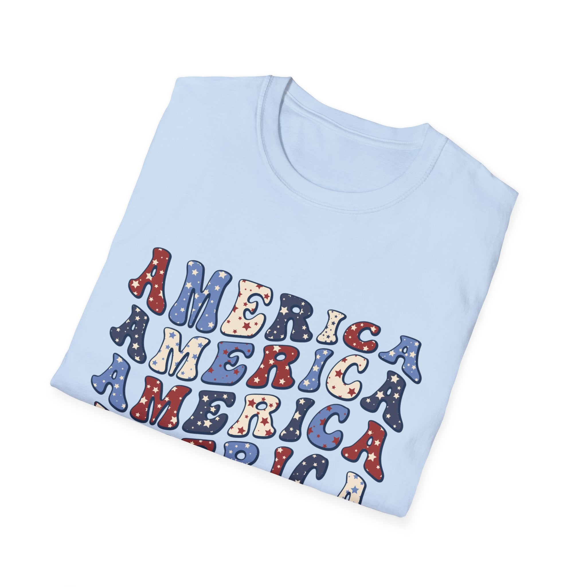 America Unisex Softstyle t-shirt