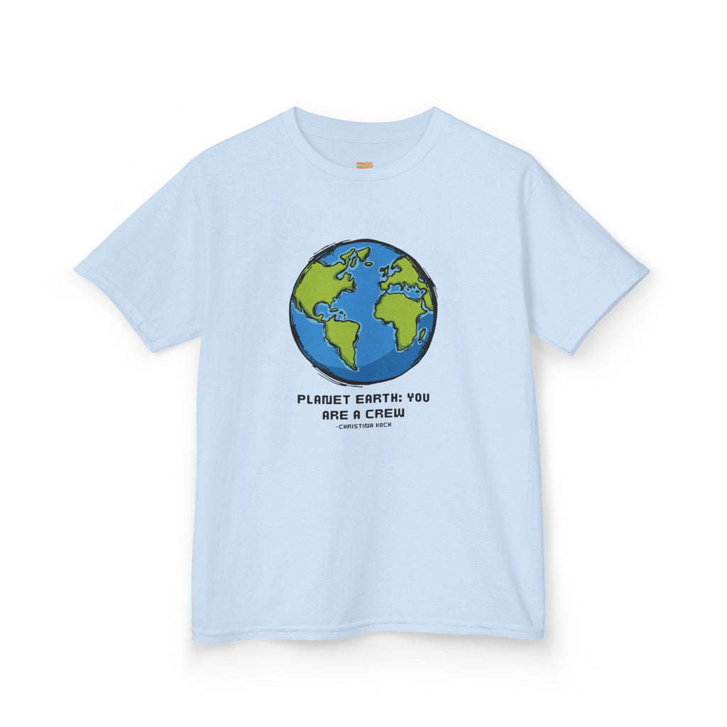 Kids Tee — Cute Earth Graphic “Please Earth You Are A Crisis” Environmental Shirt