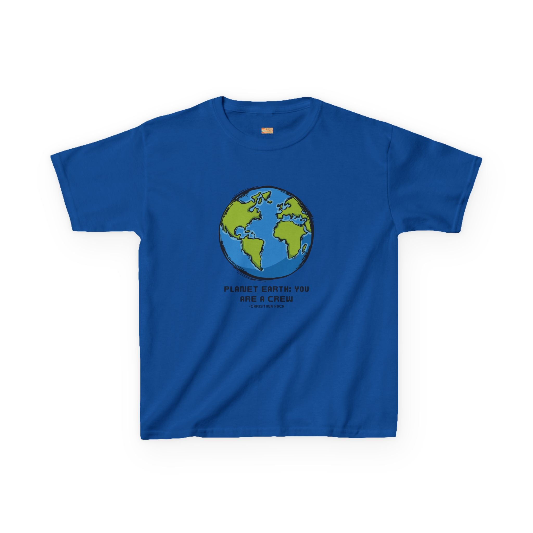 Kids Tee — Cute Earth Graphic “Please Earth You Are A Crisis” Environmental Shirt