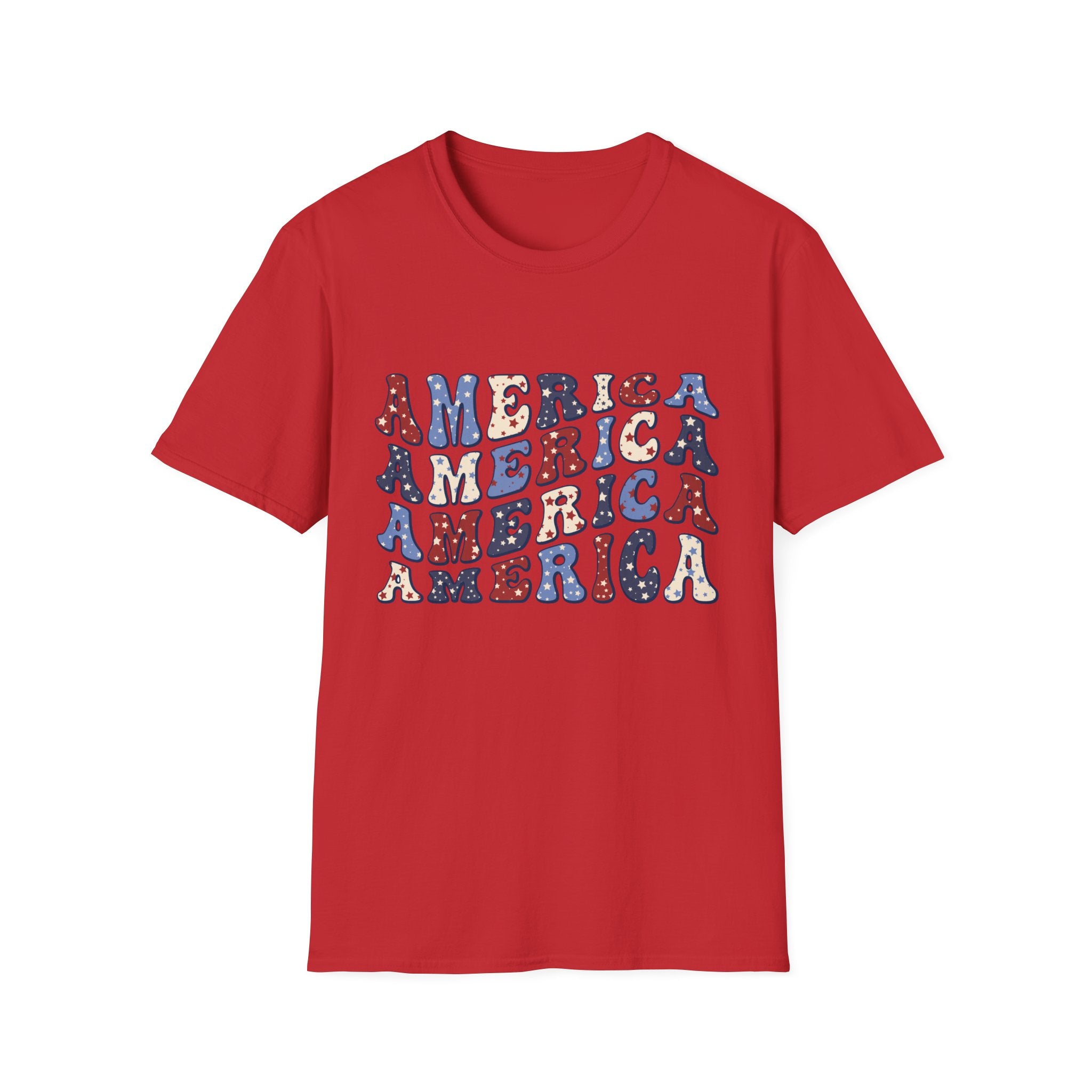 America Unisex Softstyle t-shirt