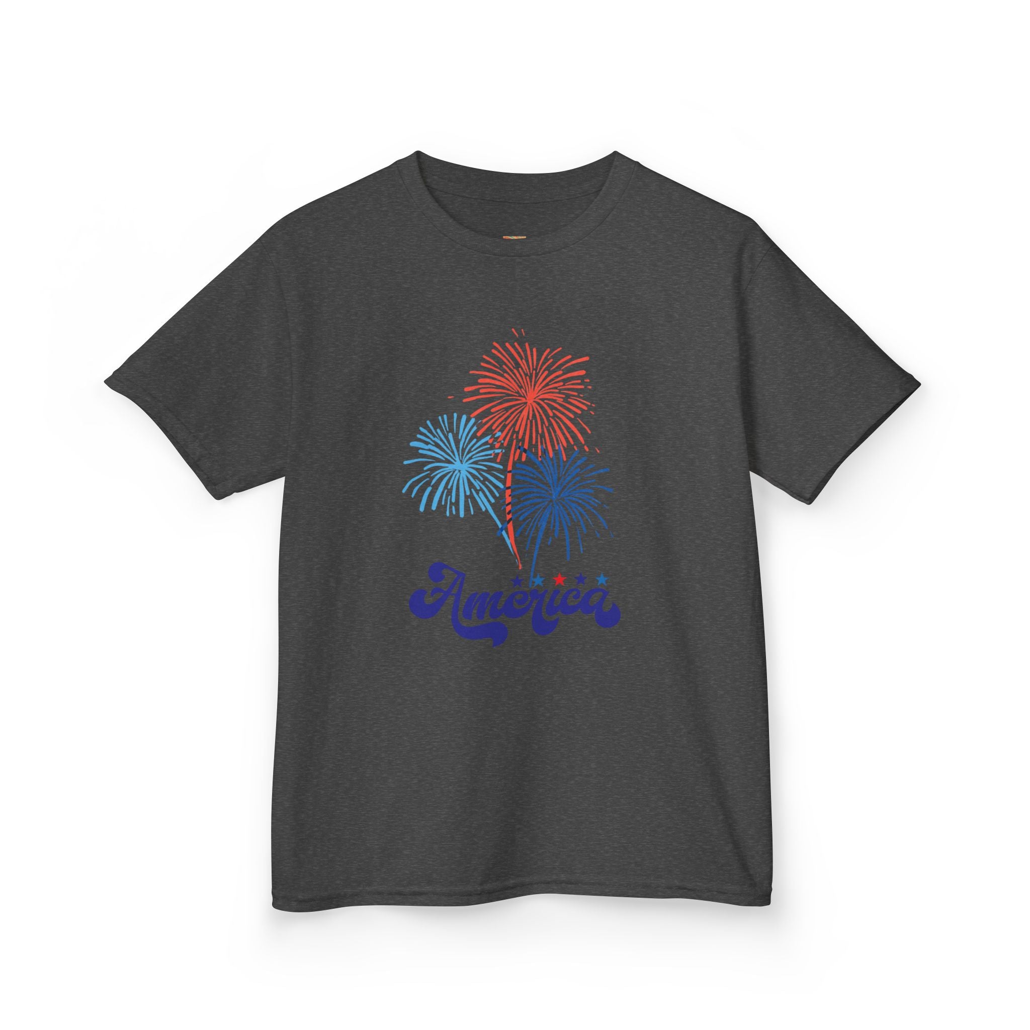Kids Tee - 'America' Fireworks Patriotic Fourth of July Shirt