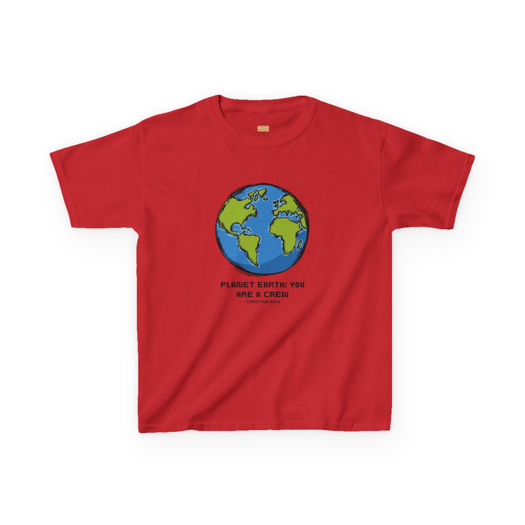 Kids Tee — Cute Earth Graphic “Please Earth You Are A Crisis” Environmental Shirt