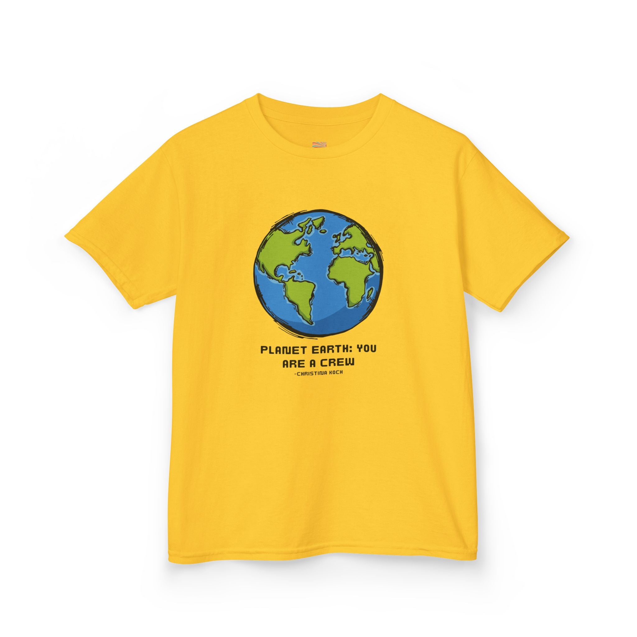 Kids Tee — Cute Earth Graphic “Please Earth You Are A Crisis” Environmental Shirt