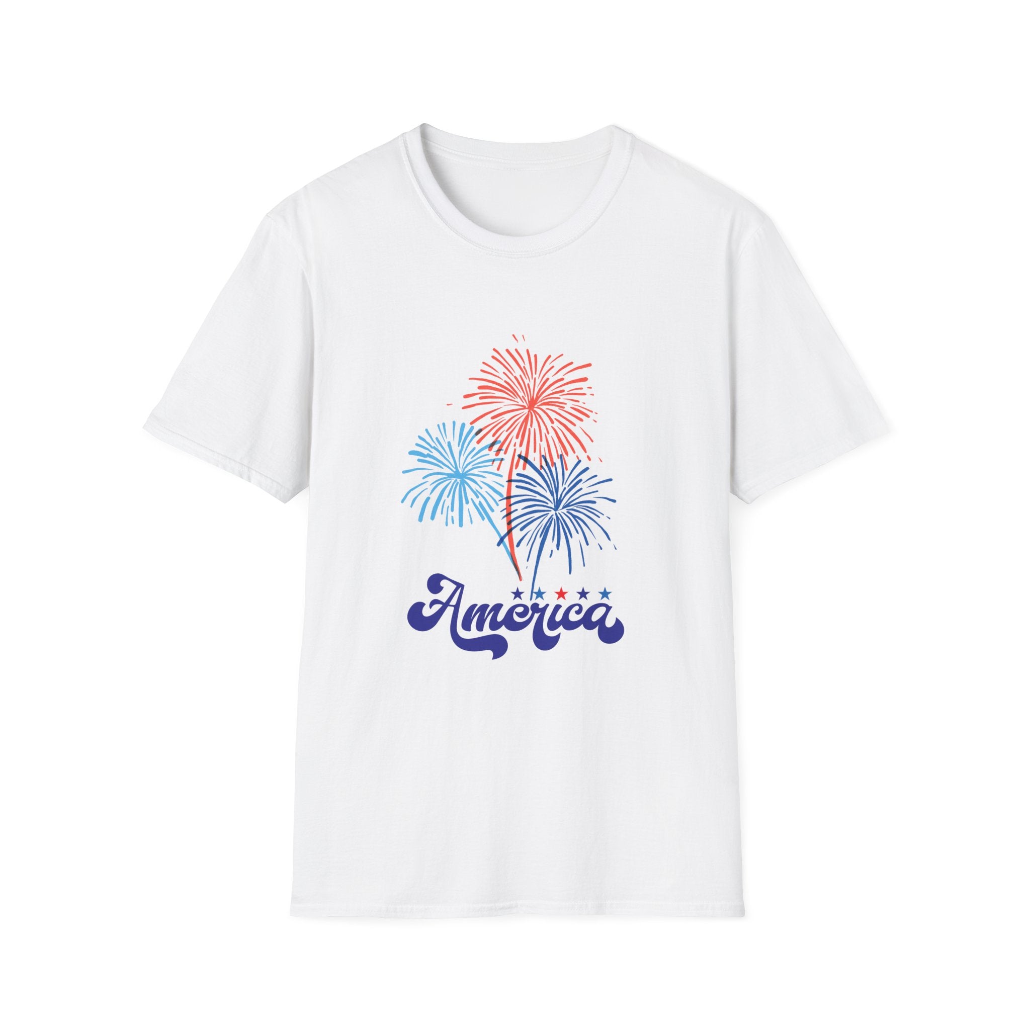 America Fireworks T-Shirt – Patriotic 4th of July Tee