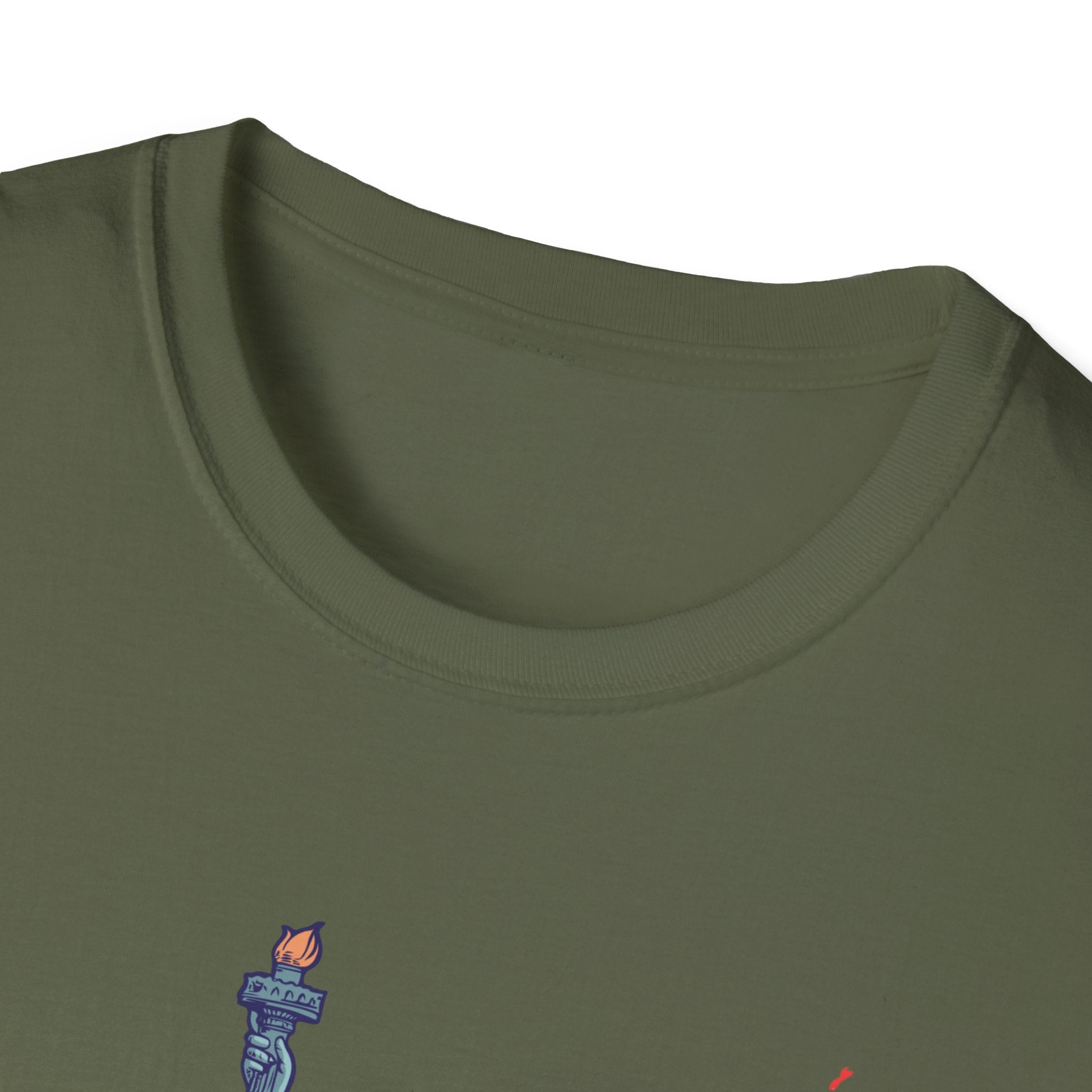 Statue of Liberty American Flag T-Shirt — Patriotic USA Independence Day Tee