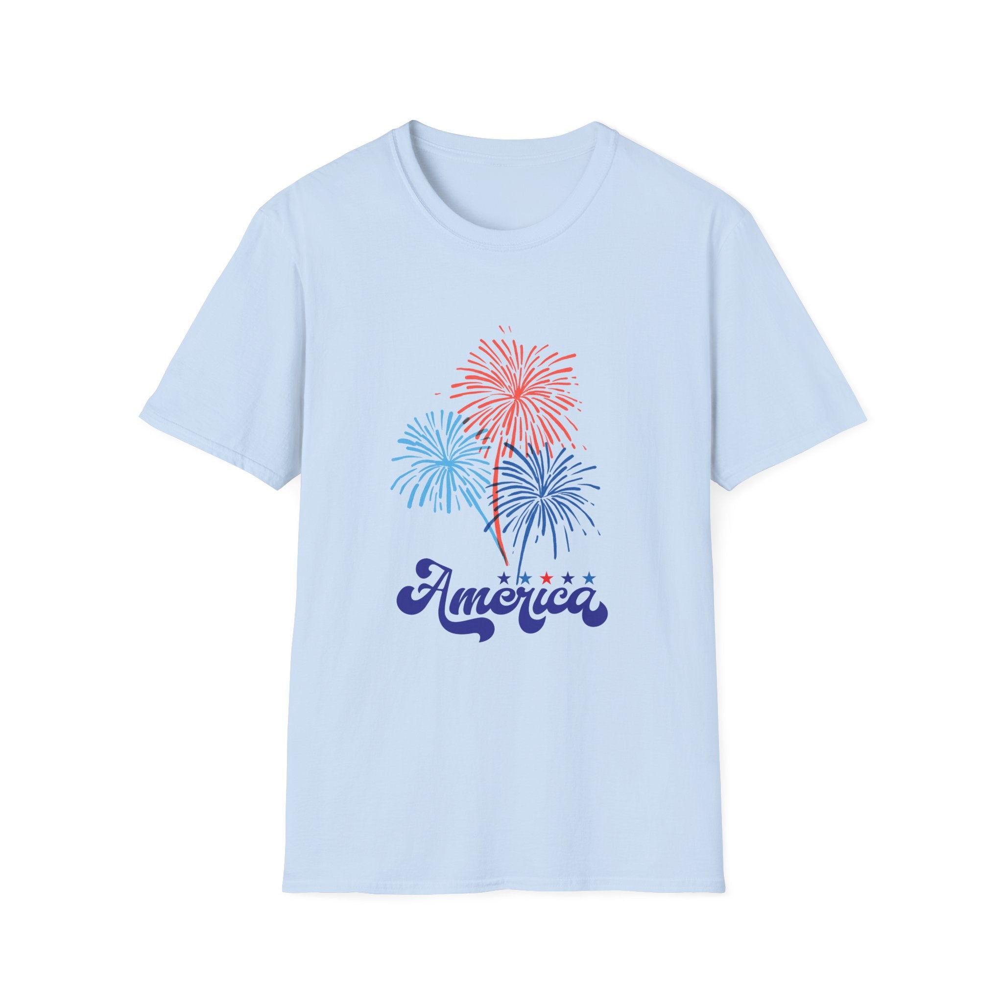 America Fireworks T-Shirt – Patriotic 4th of July Tee