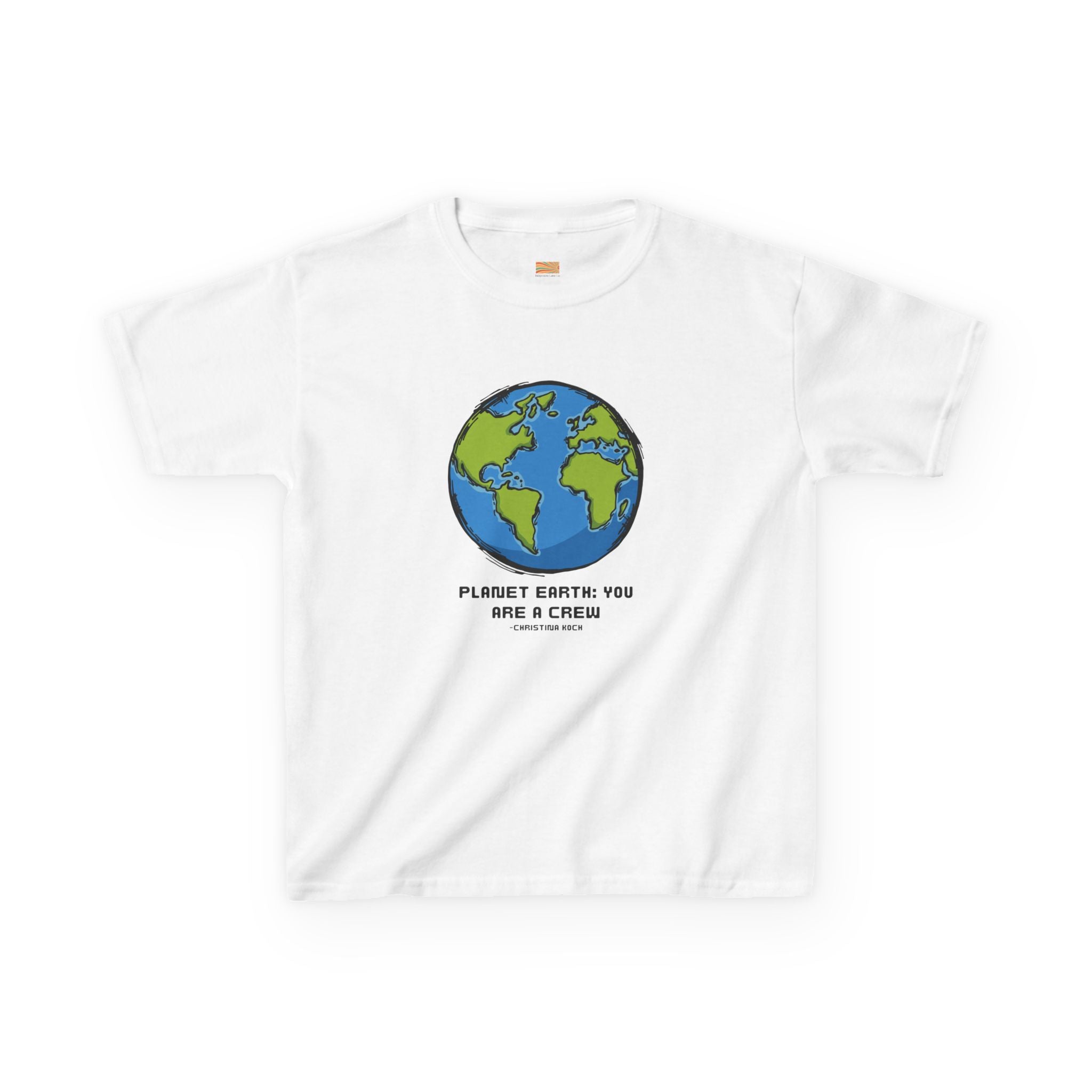 Kids Tee — Cute Earth Graphic “Please Earth You Are A Crisis” Environmental Shirt