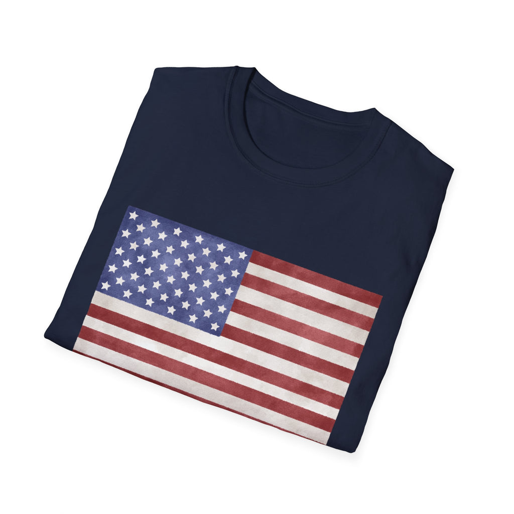 American Flag T-Shirt – "You’re a Grand Old Flag" Vintage Patriotic Tee