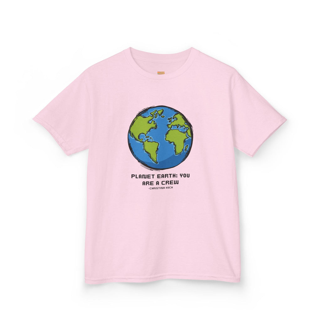 Kids Tee — Cute Earth Graphic “Please Earth You Are A Crisis” Environmental Shirt