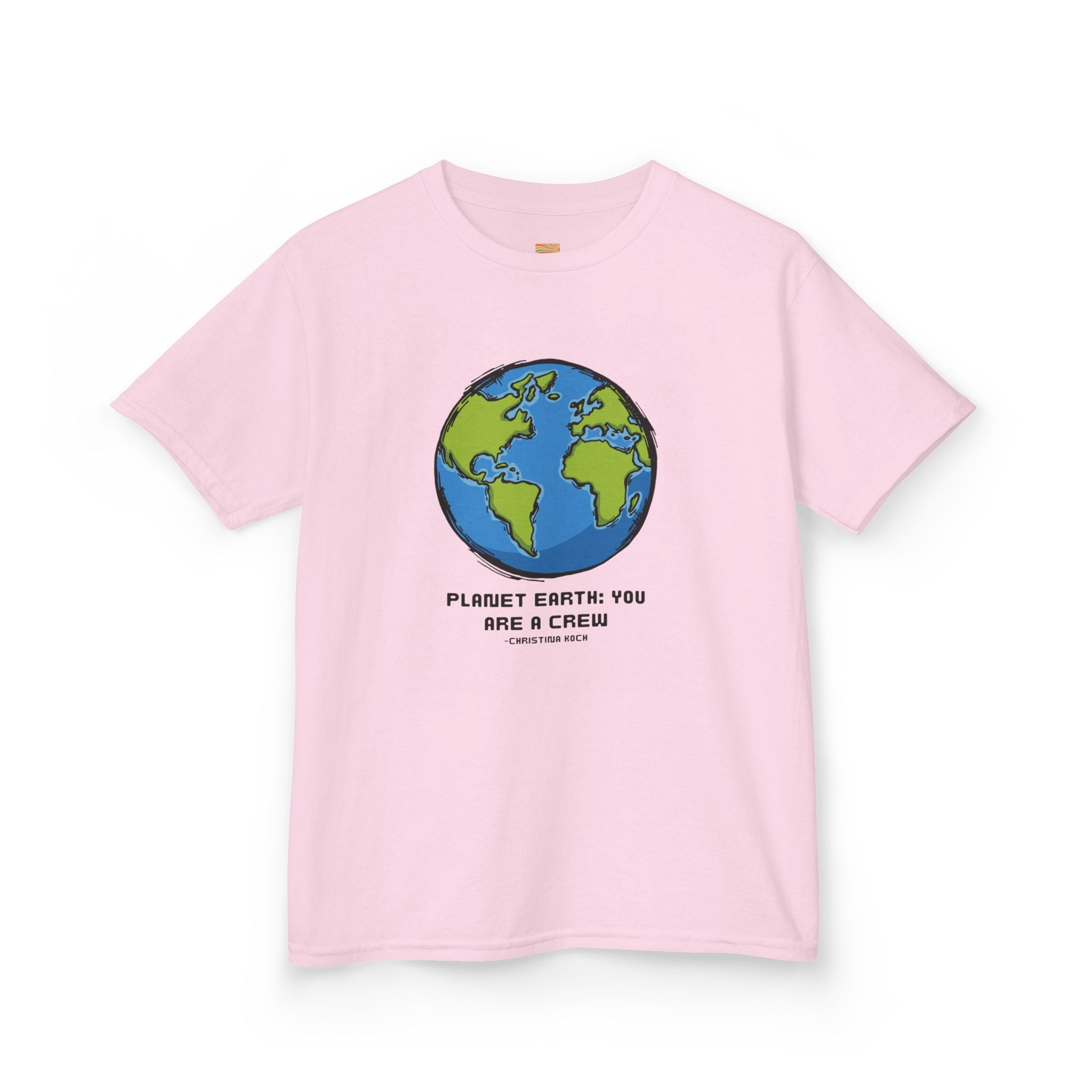 Kids Tee — Cute Earth Graphic “Please Earth You Are A Crisis” Environmental Shirt