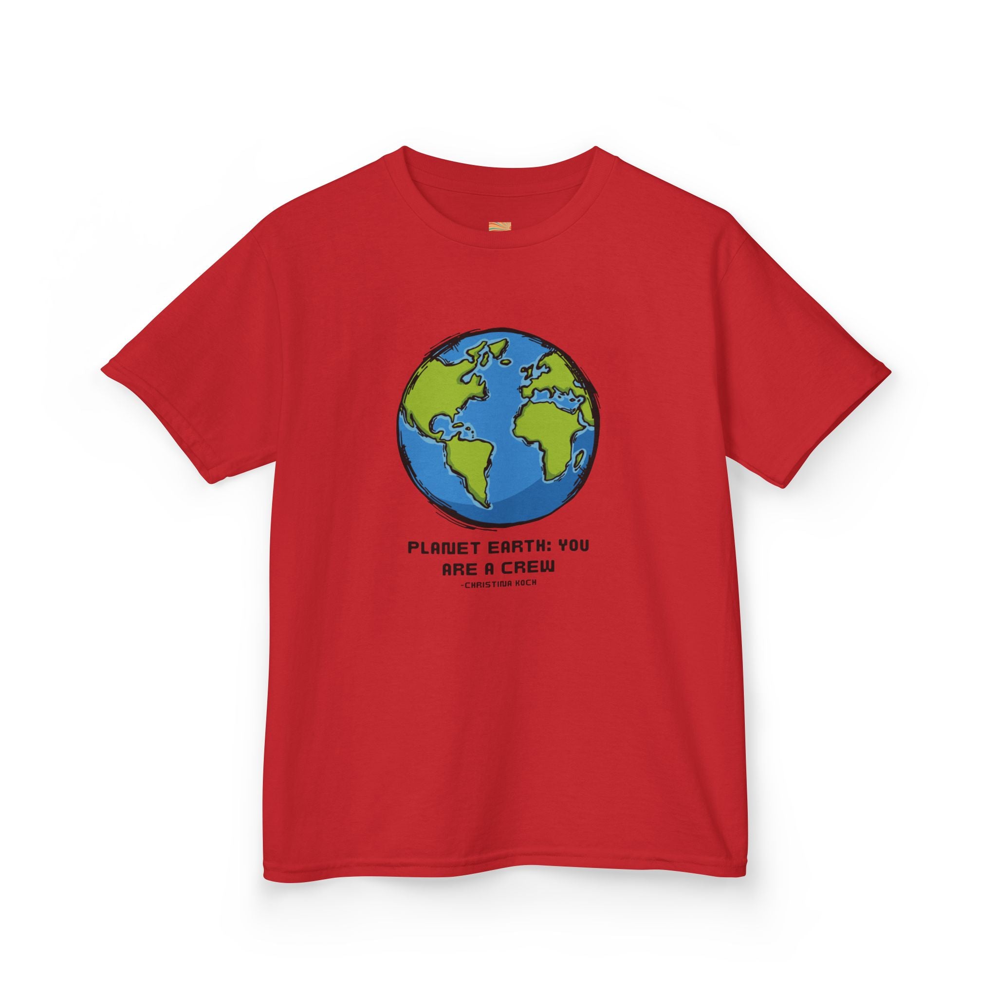 Kids Tee — Cute Earth Graphic “Please Earth You Are A Crisis” Environmental Shirt