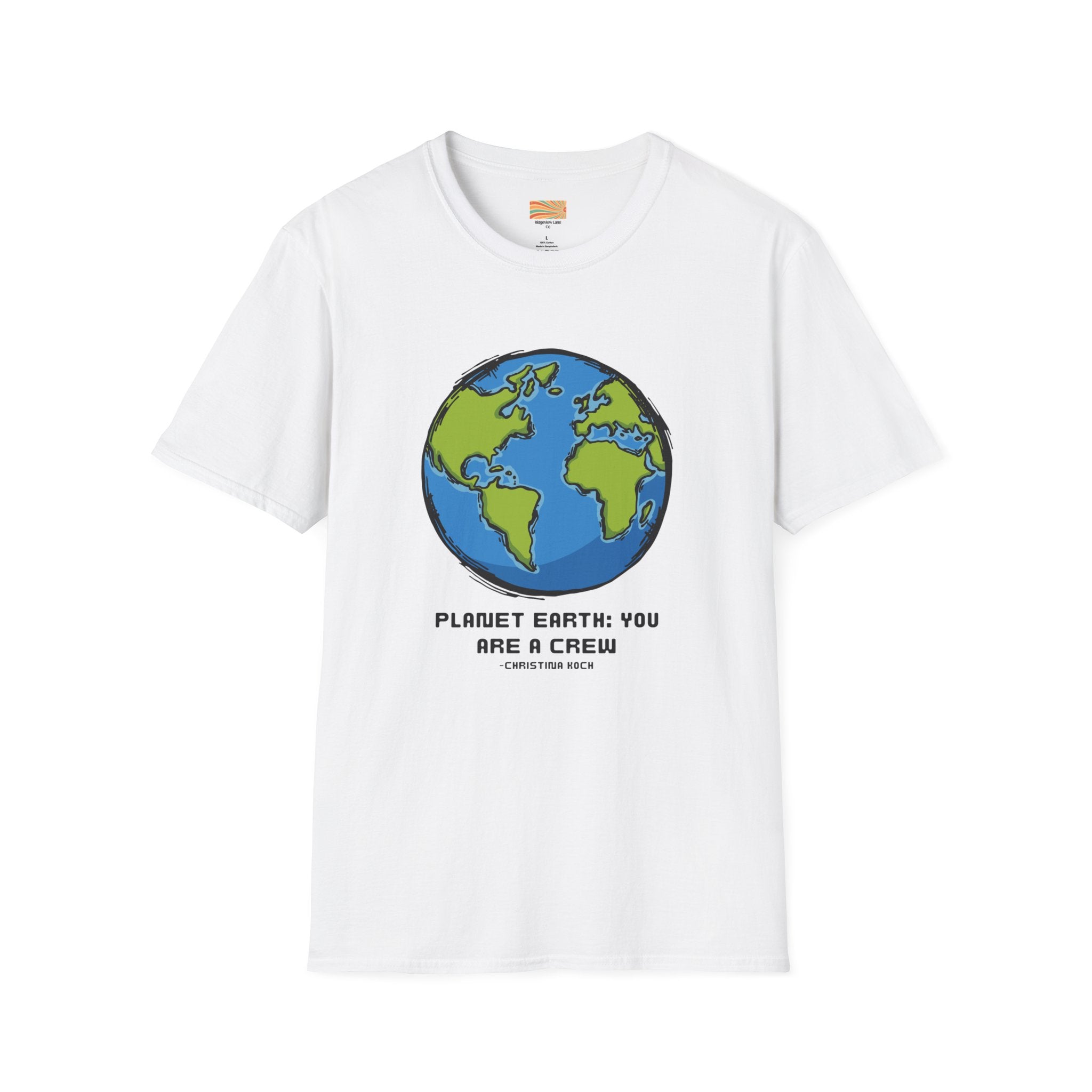 Earth Crew T‑Shirt — Planet Earth Graphic Tee (“Planet Earth: You Are A Crew”)