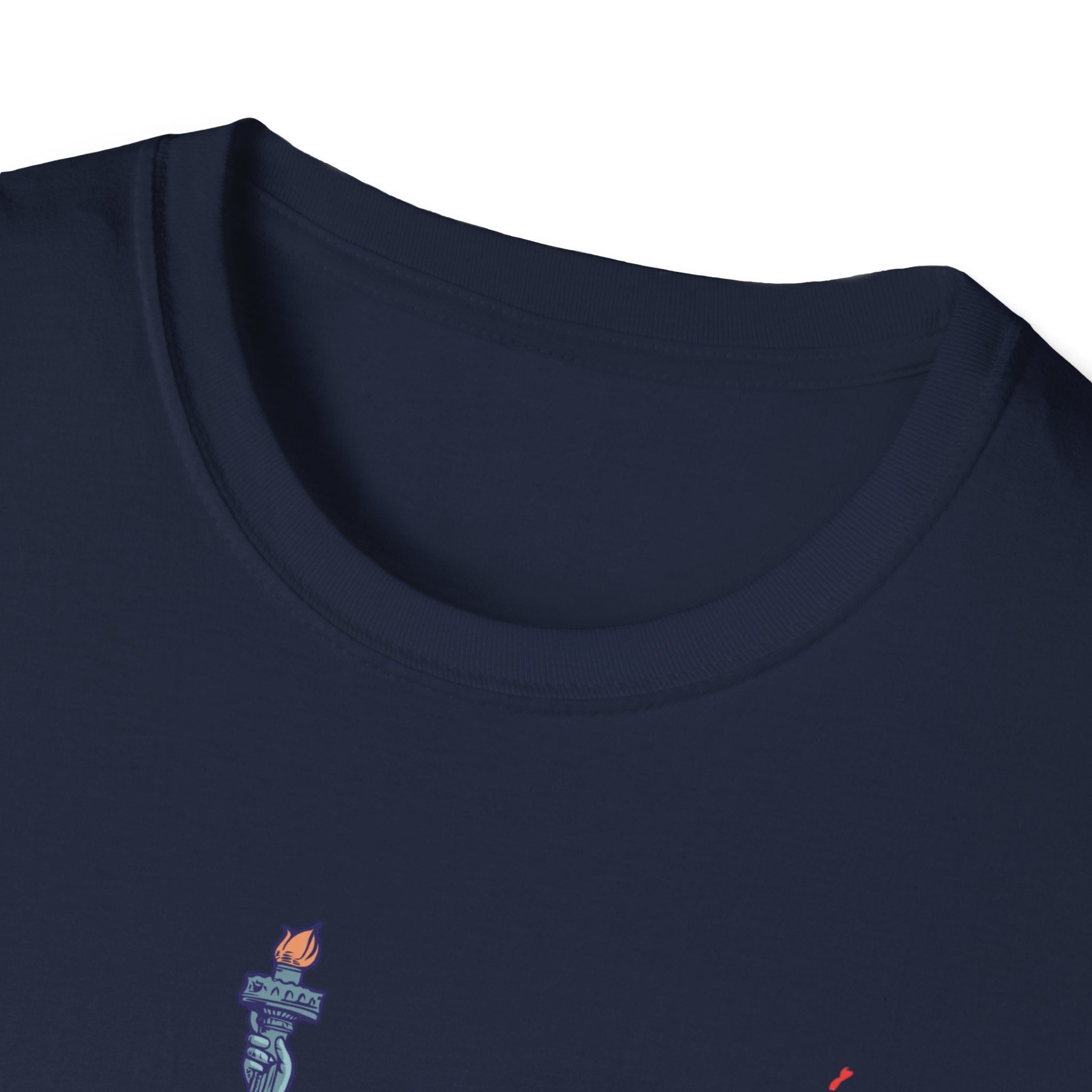 Statue of Liberty American Flag T-Shirt — Patriotic USA Independence Day Tee