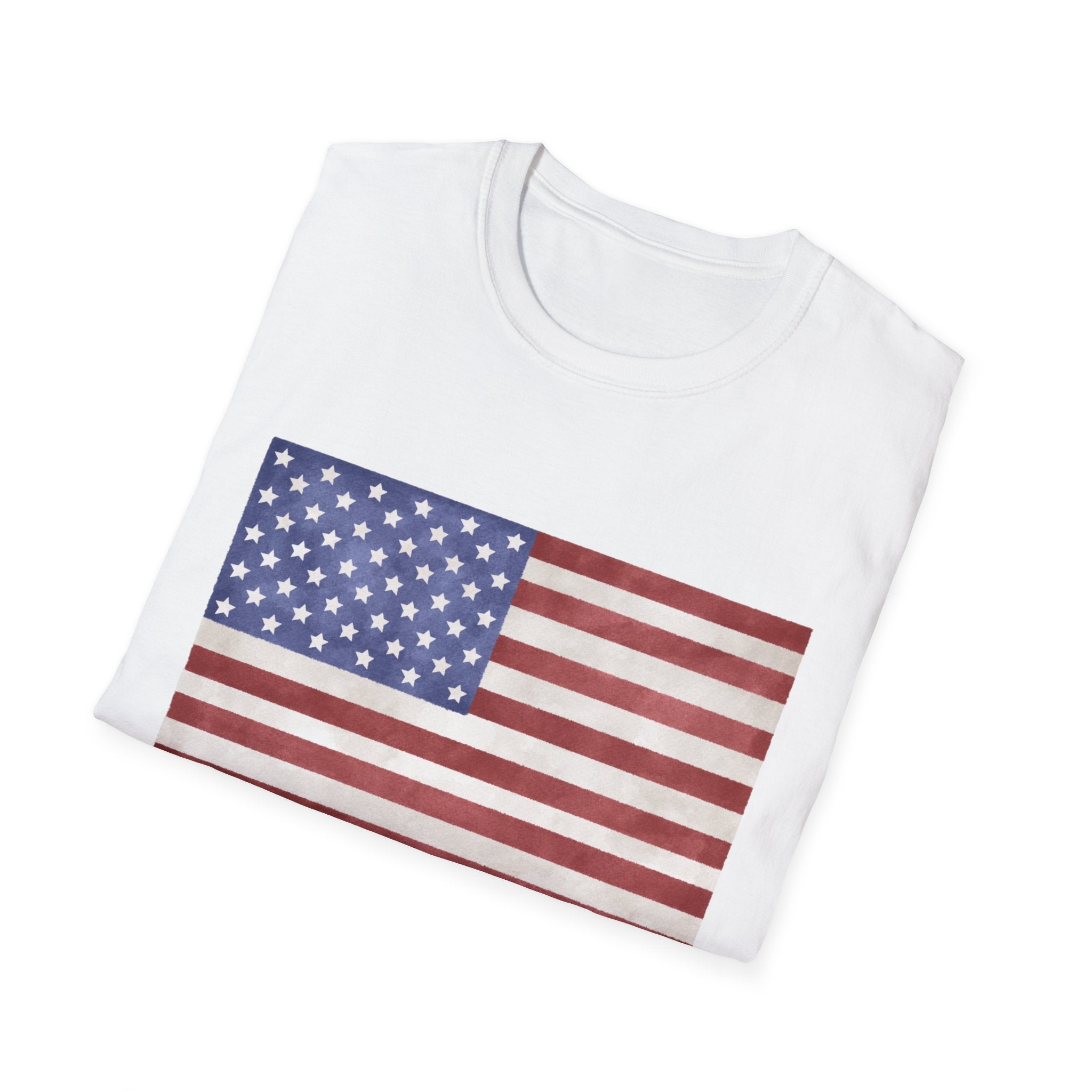 American Flag T-Shirt – "You’re a Grand Old Flag" Vintage Patriotic Tee