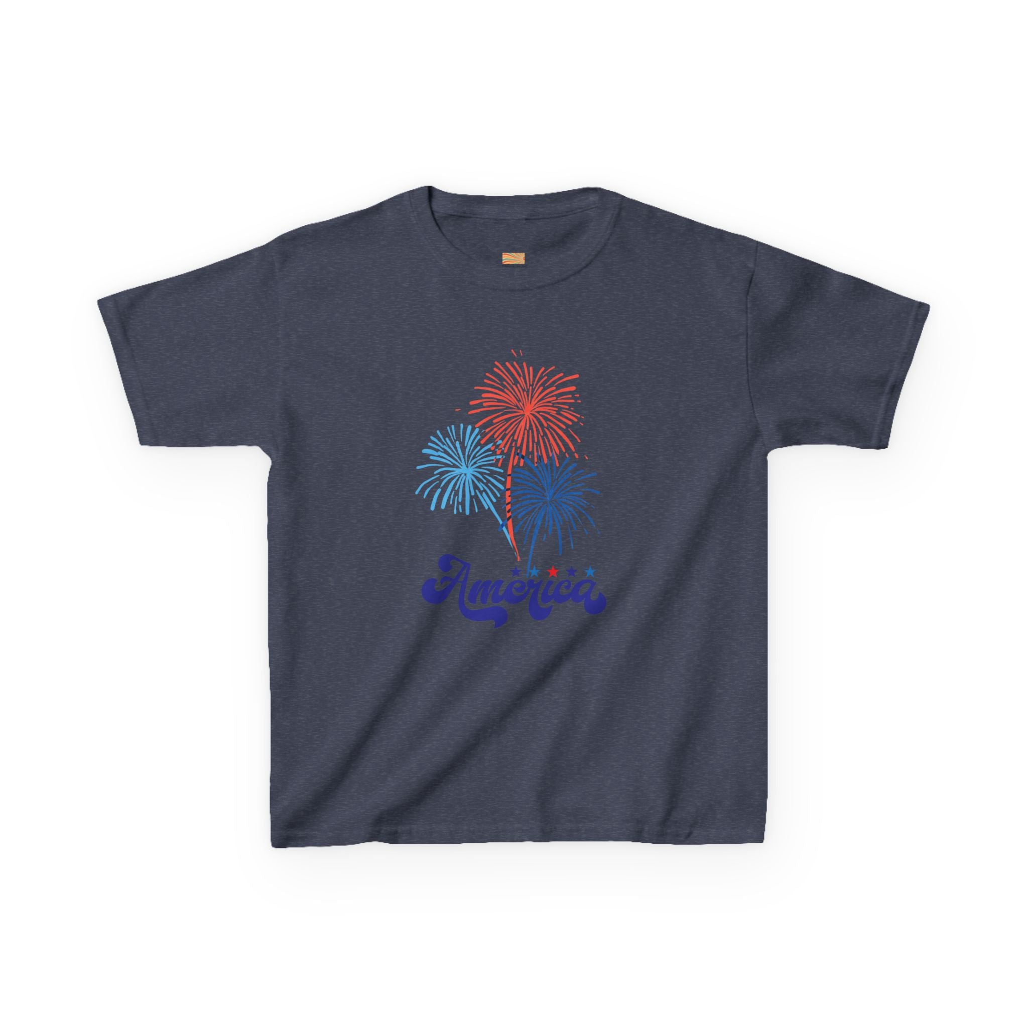Kids Tee - 'America' Fireworks Patriotic Fourth of July Shirt